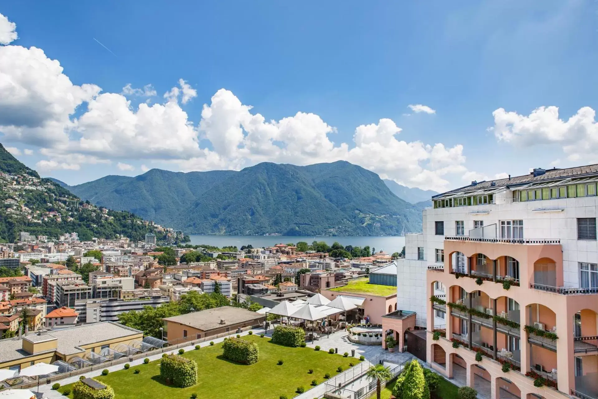 City view in Villa Sassa Hotel, Residence & Spa - Ticino Hotels Group
