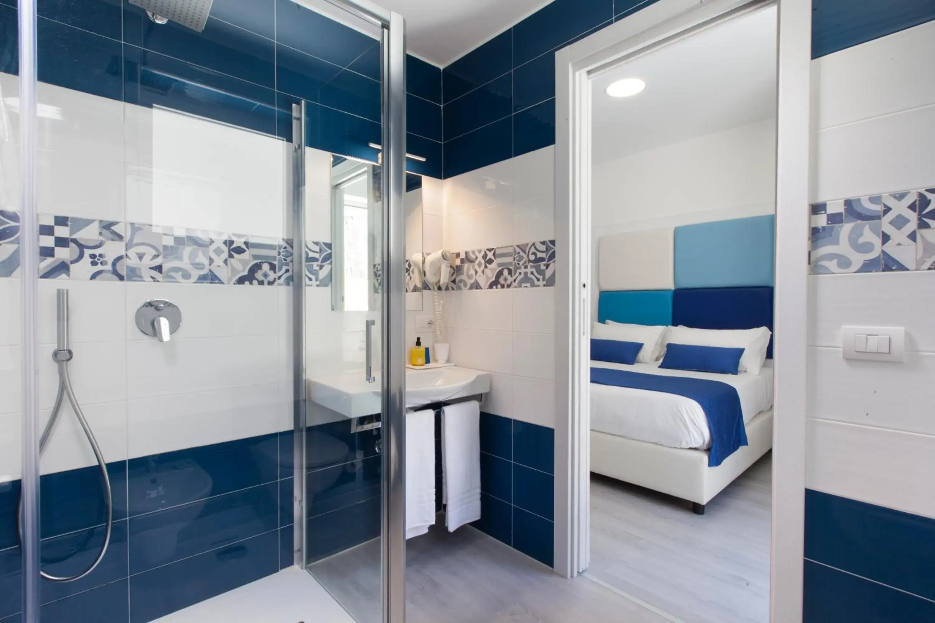 Bathroom in Hotel O Sole Mio