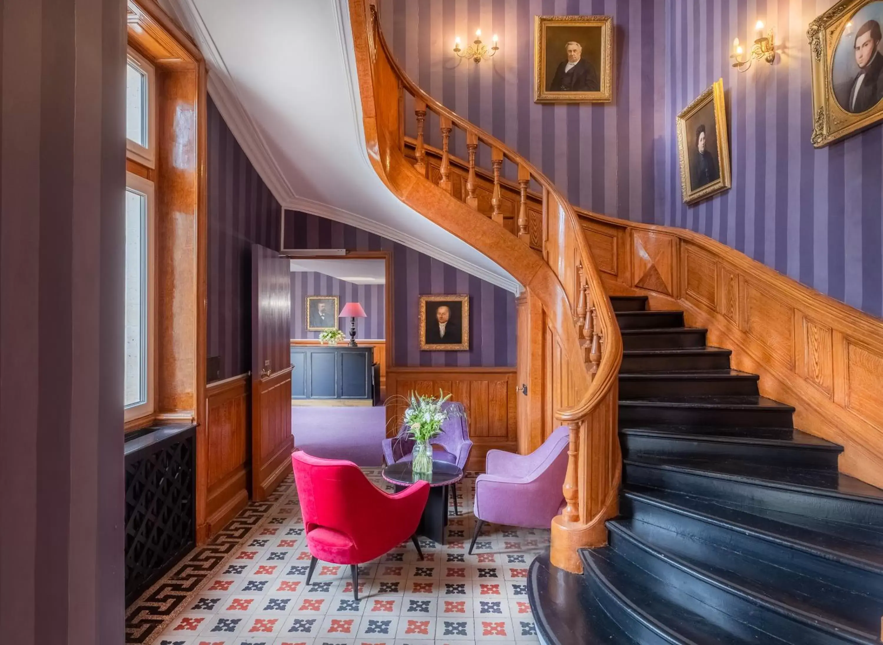 Seating area, Lobby/Reception in L'Orangerie du Château des Reynats