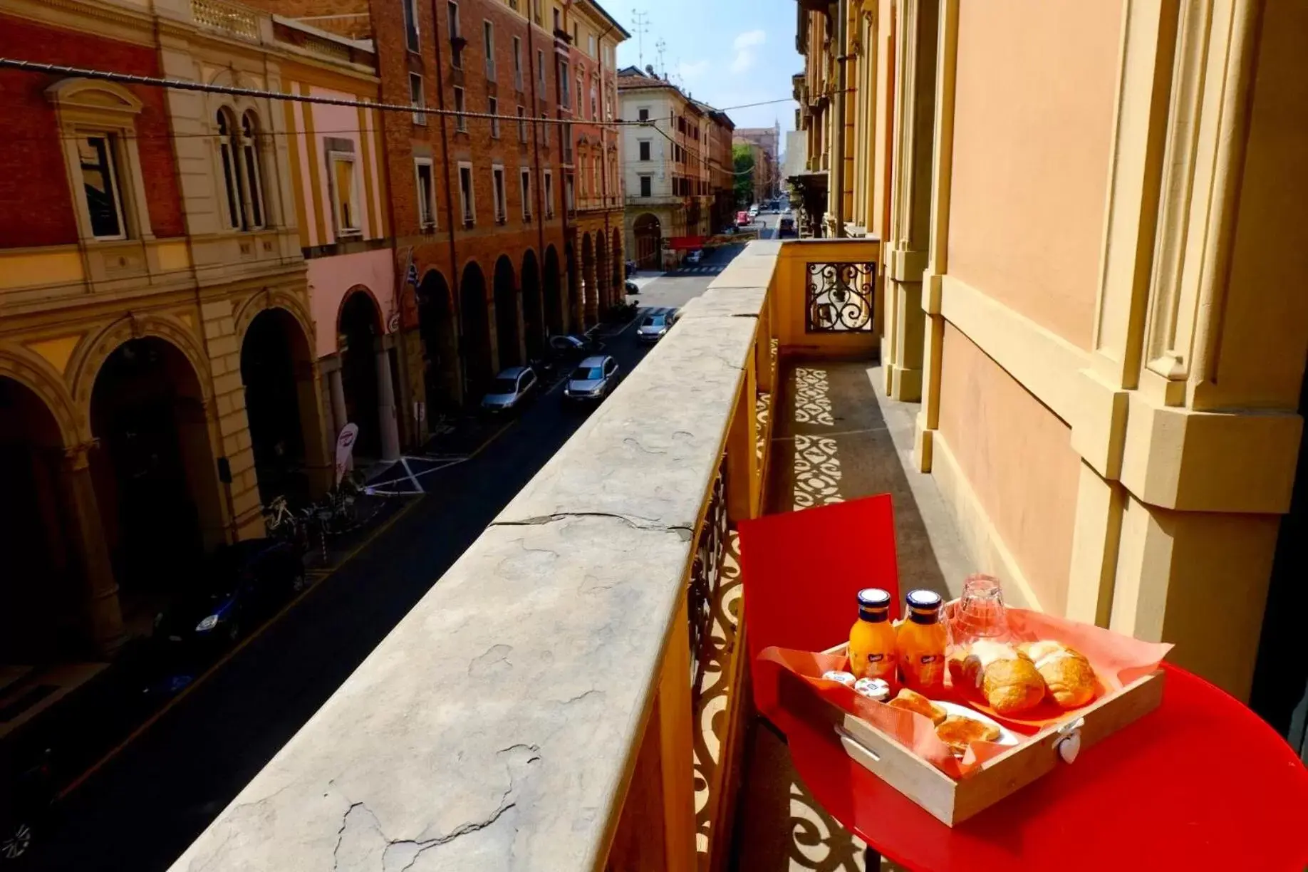 Balcony/Terrace in B&B Second Floor Centro Storico Bologna