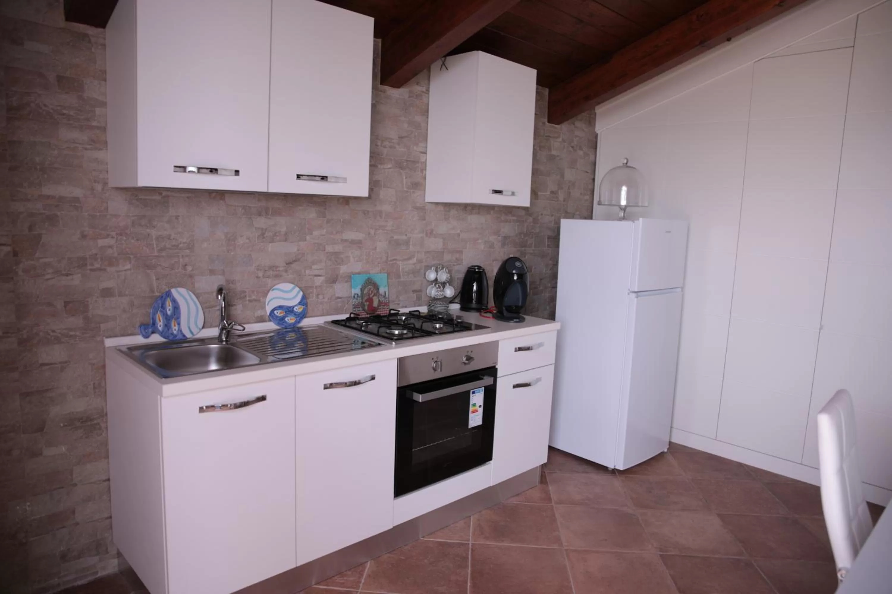 Kitchen or kitchenette in Palazzo Caracciolo del Sole