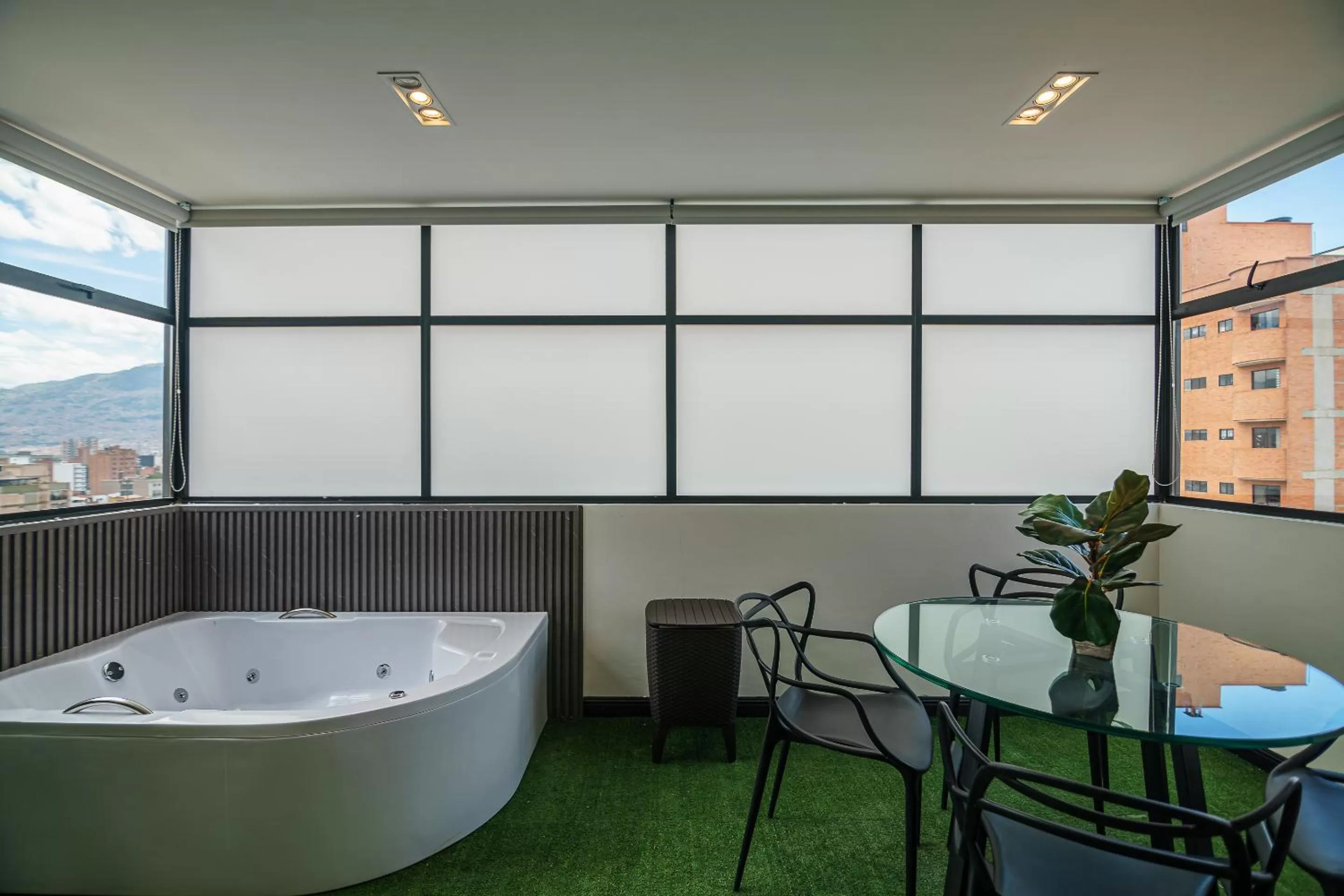 Hot Tub in First Class Hotel