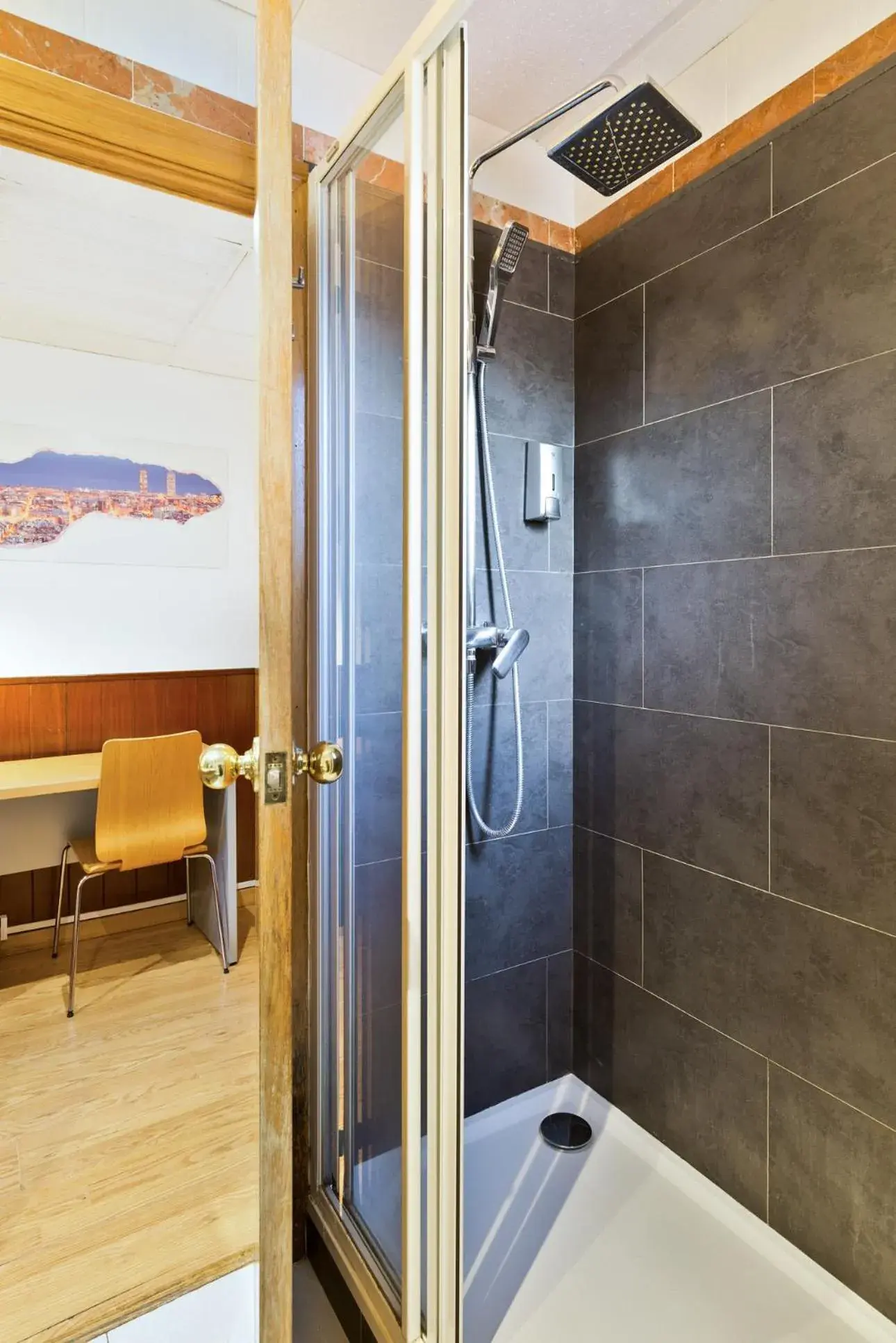 Shower, Bathroom in Hotel Travessera