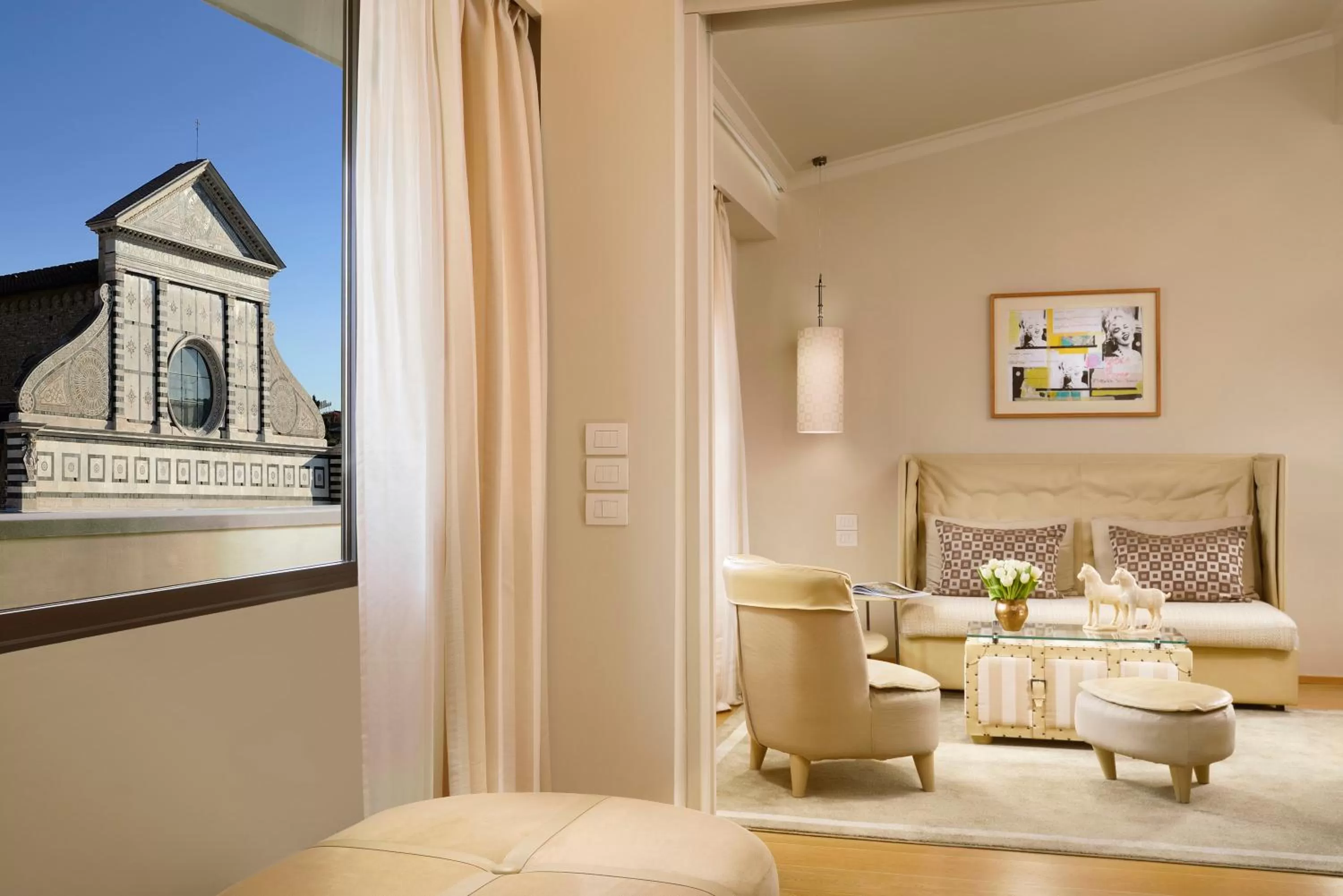 City view in Grand Hotel Minerva