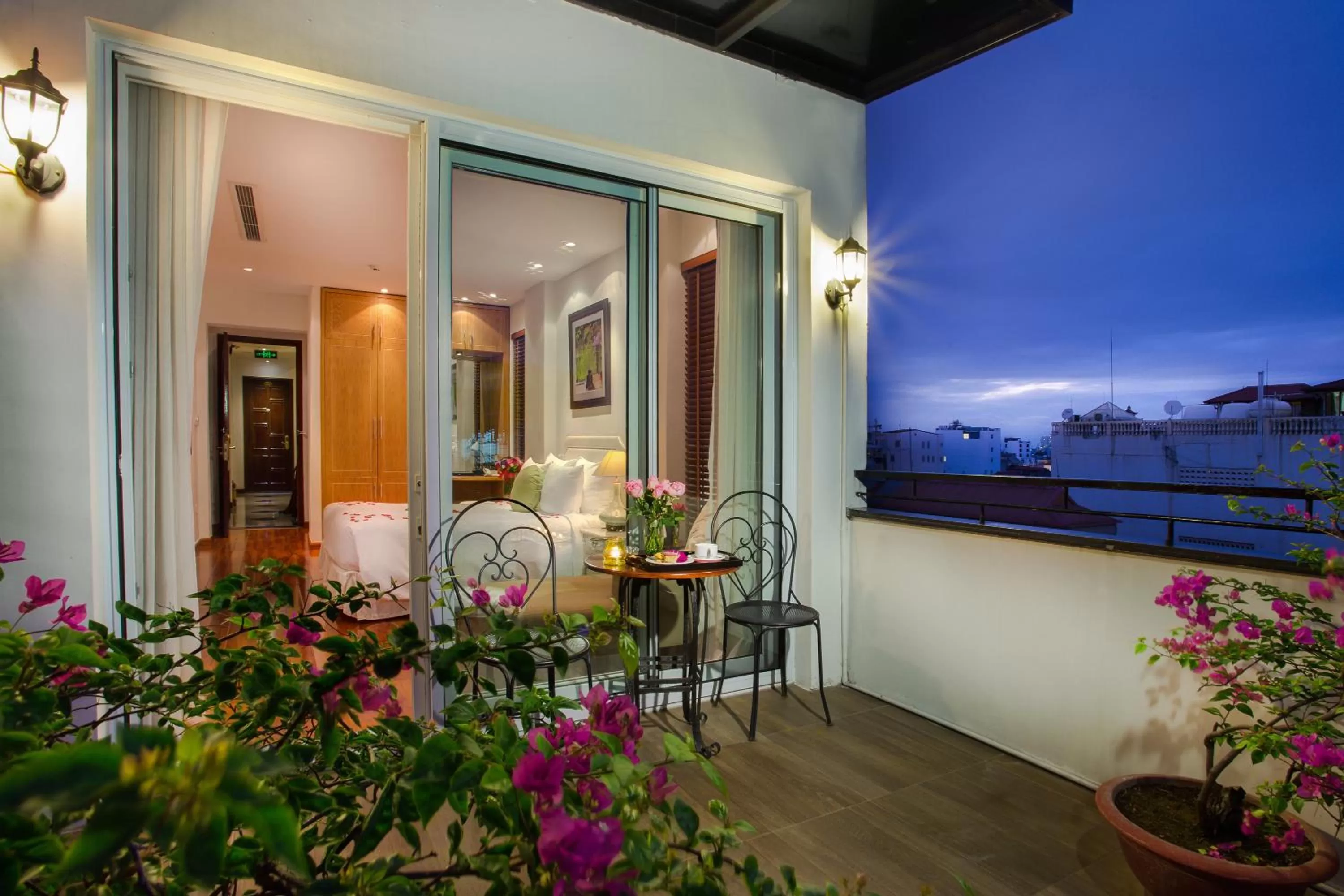 Balcony/Terrace in Mercury Central Hotel Hanoi