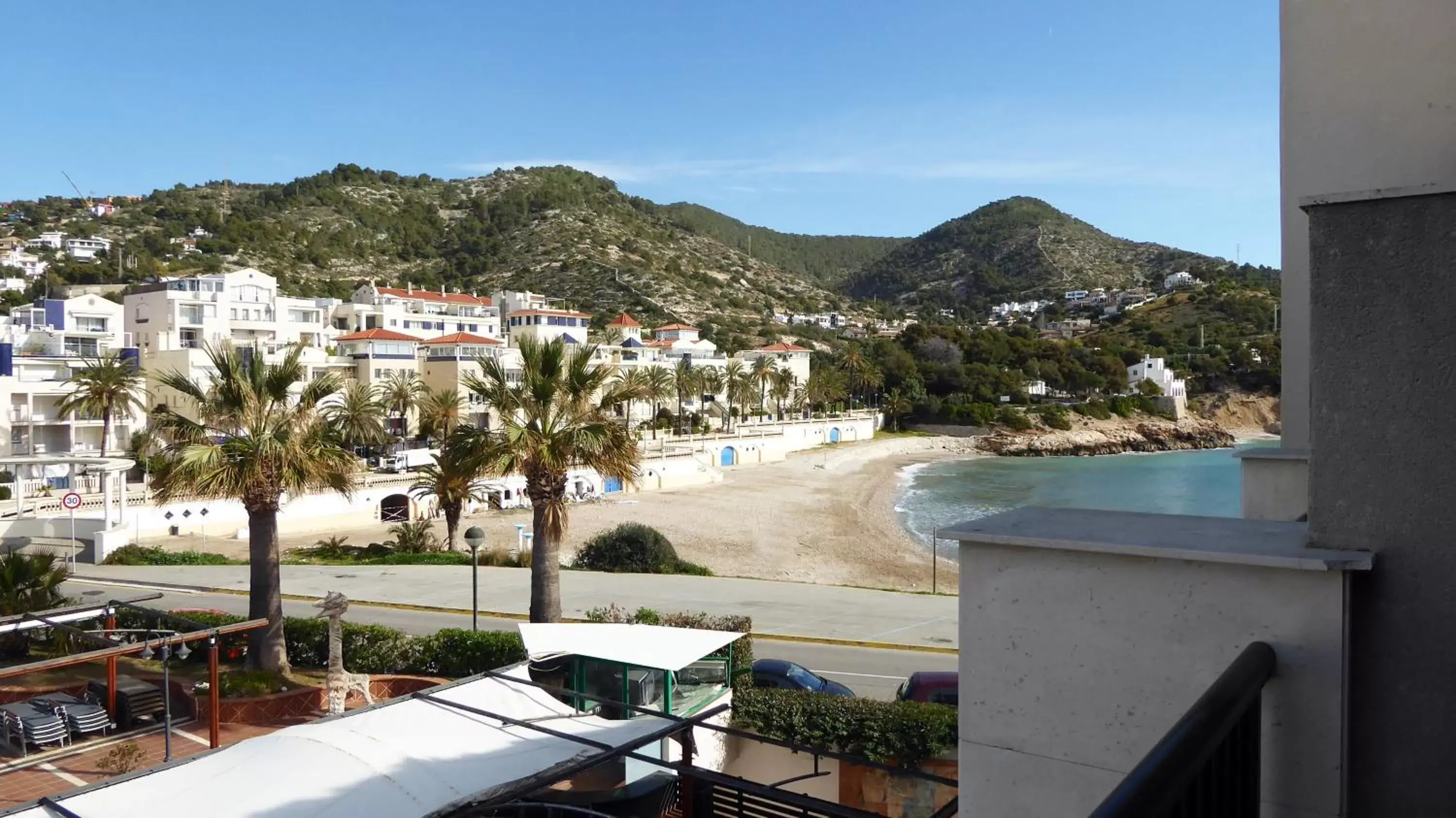 View (from property/room), Mountain View in Estela Barcelona