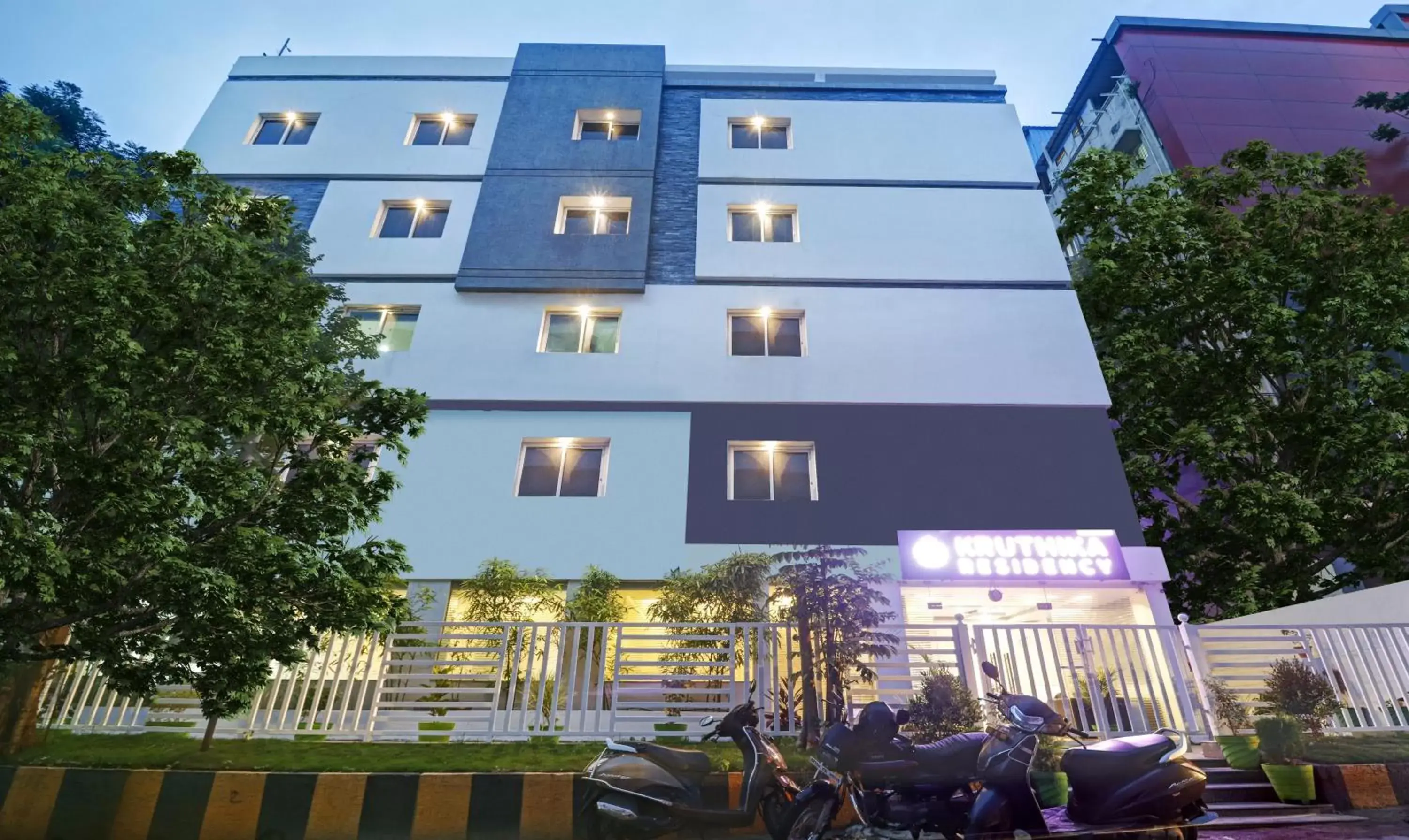 Property building in Treebo Kruthika Residency Property building in Treebo Kruthika Residency