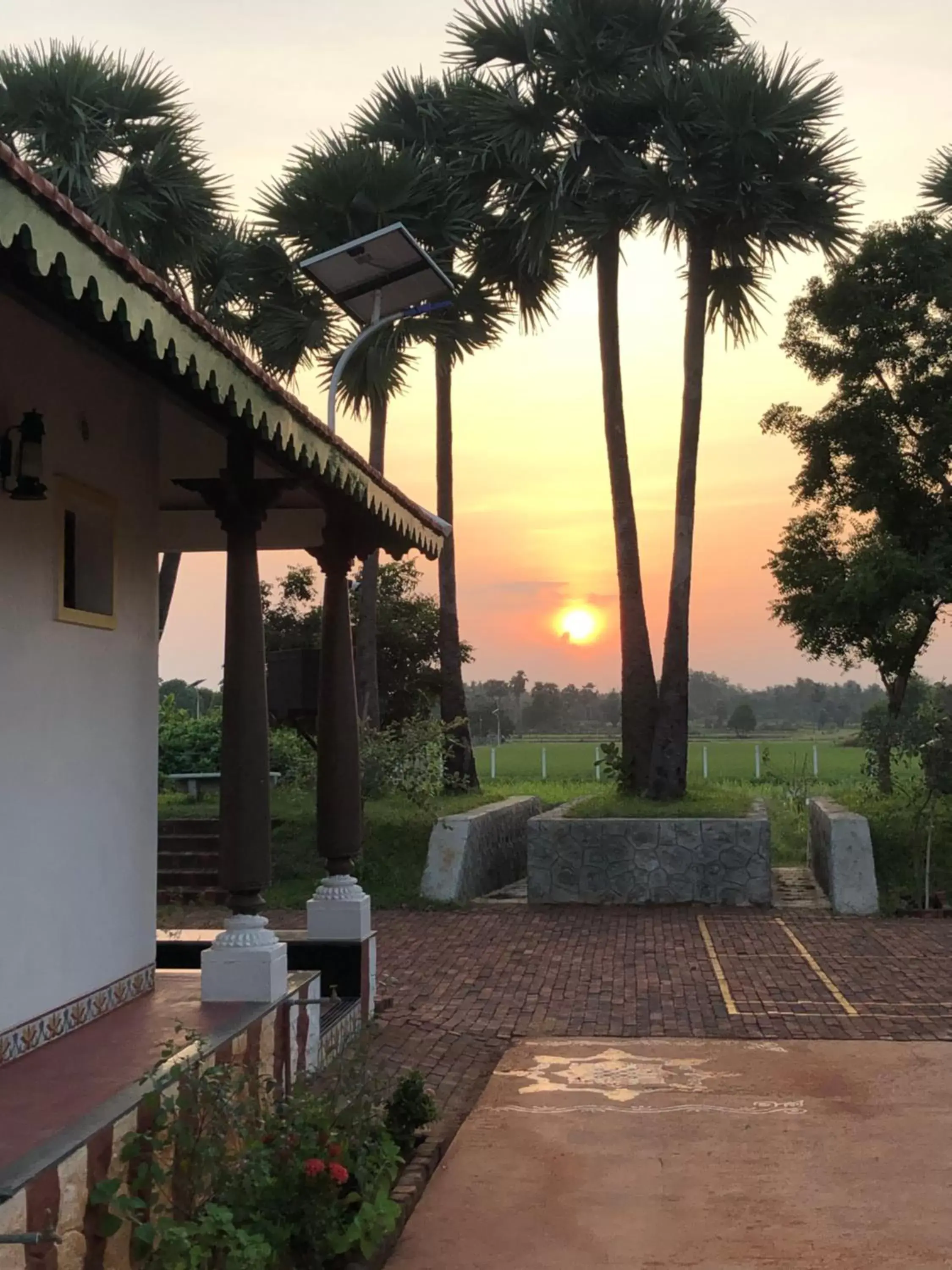 Garden view in Marutham Village Resort Garden view in Marutham Village Resort