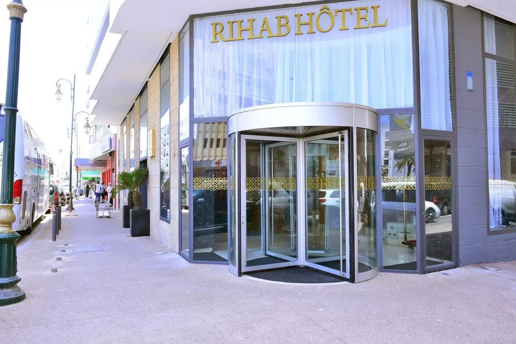 Facade/entrance in Rihab Hotel