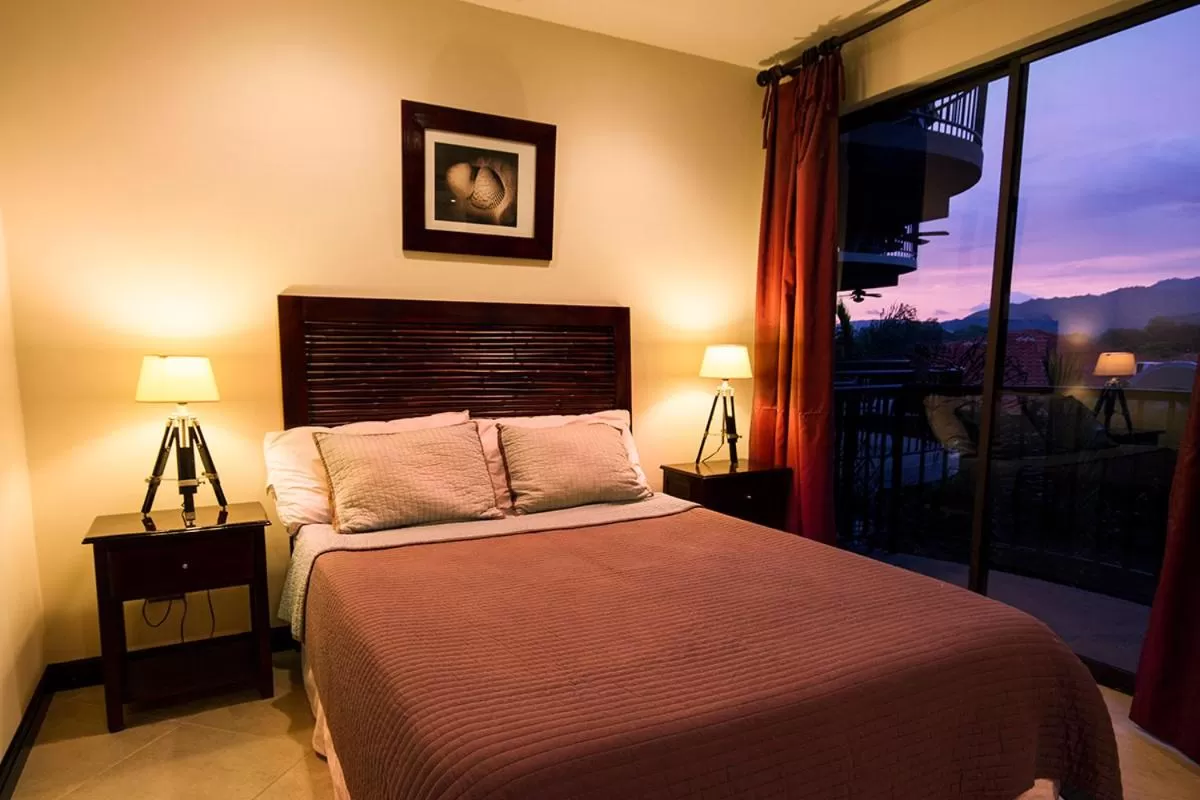 Night, Bed in Monaco Condominiums