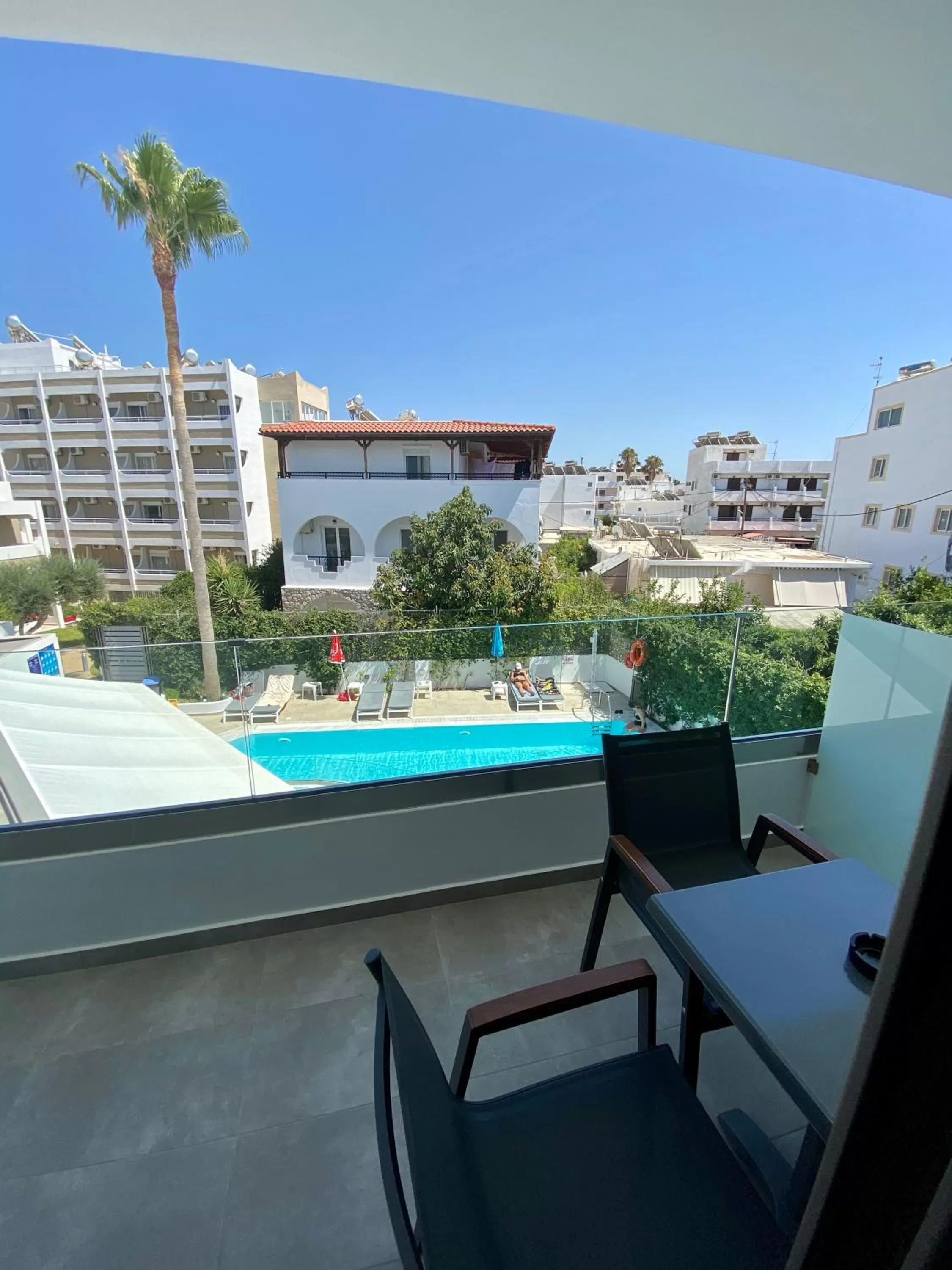 Pool view in Agrelli Hotel & Suites