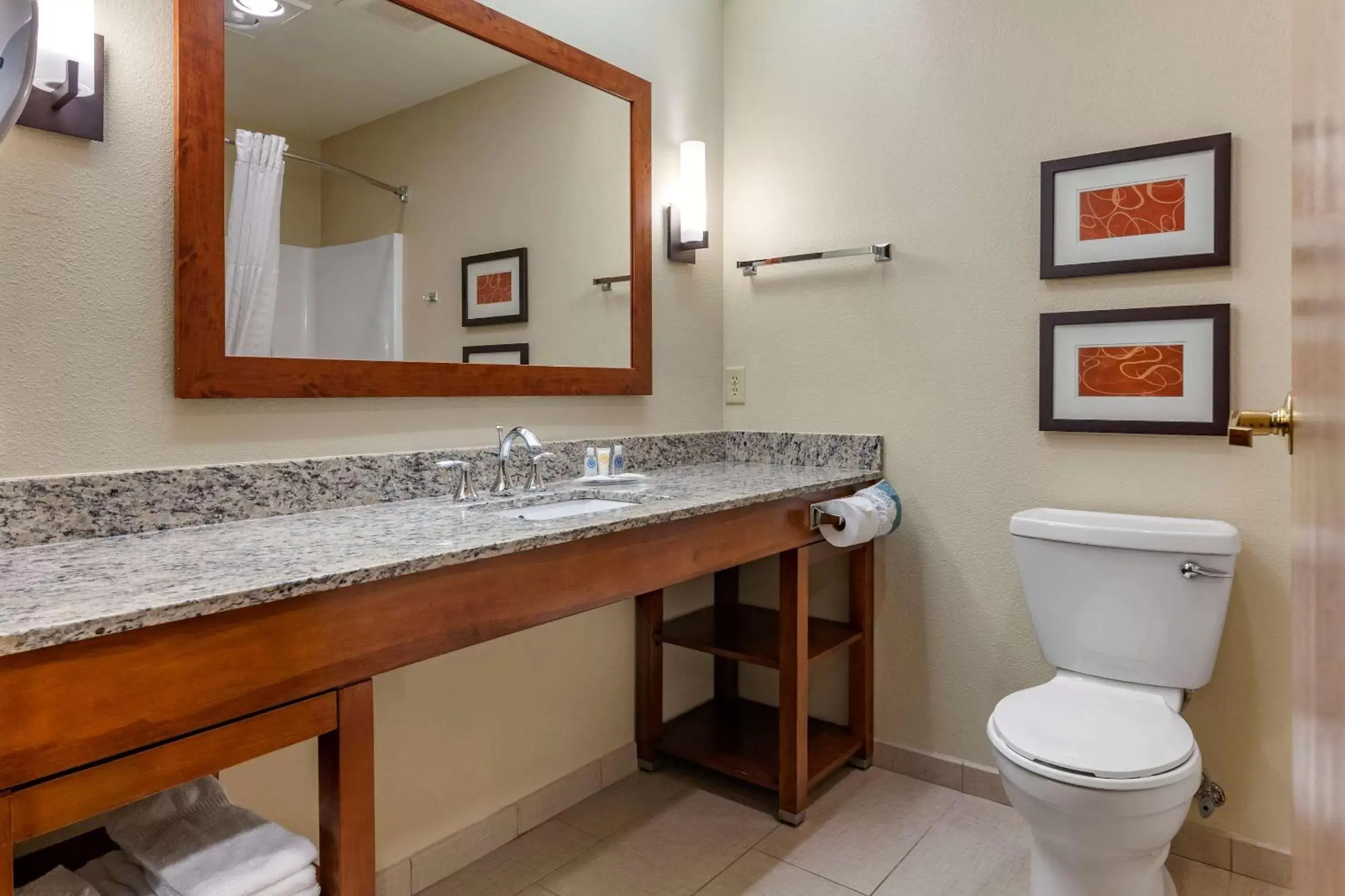 Photo of the whole room, Bathroom in Comfort Suites