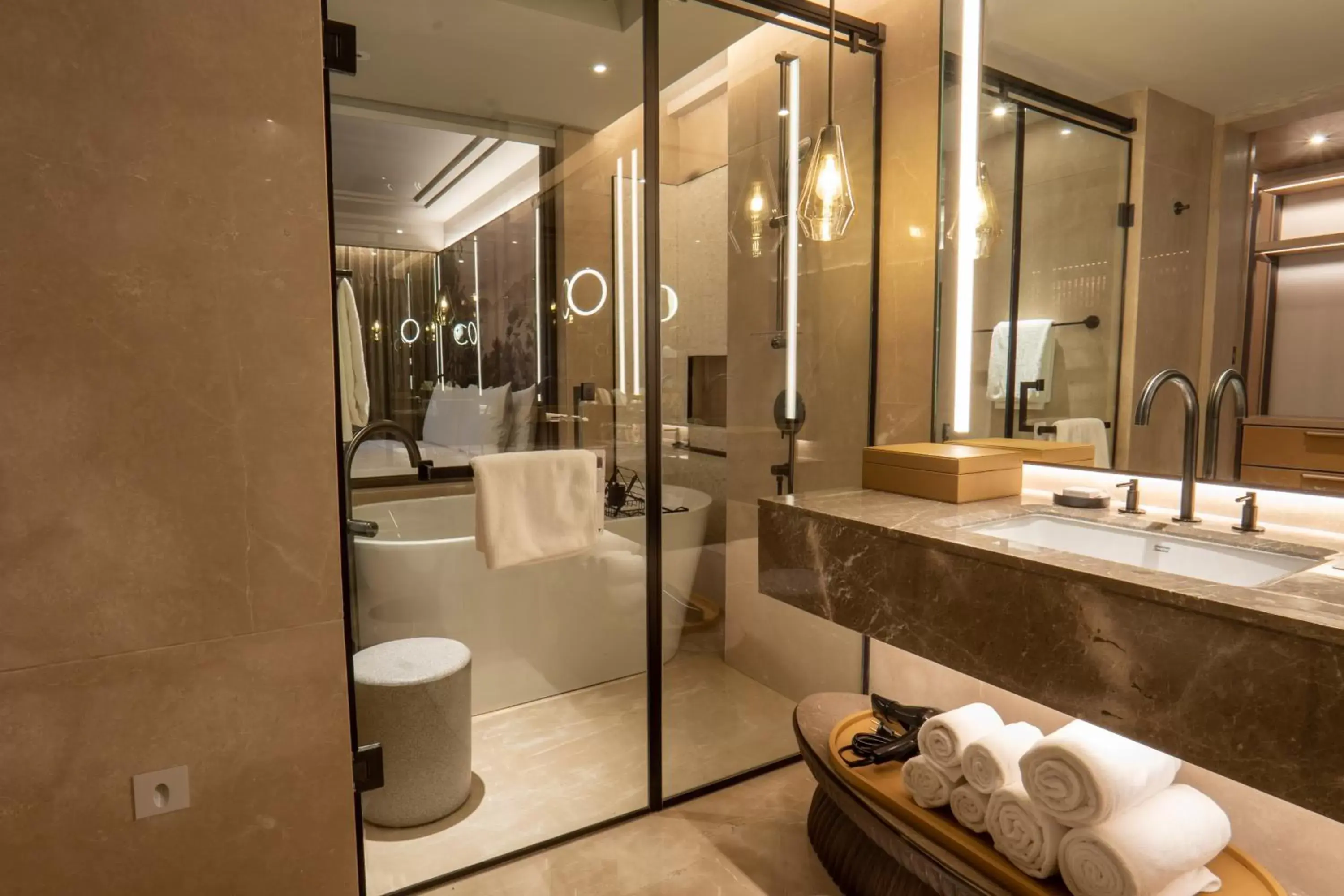 Shower, Bathroom in JW Marriott Goa