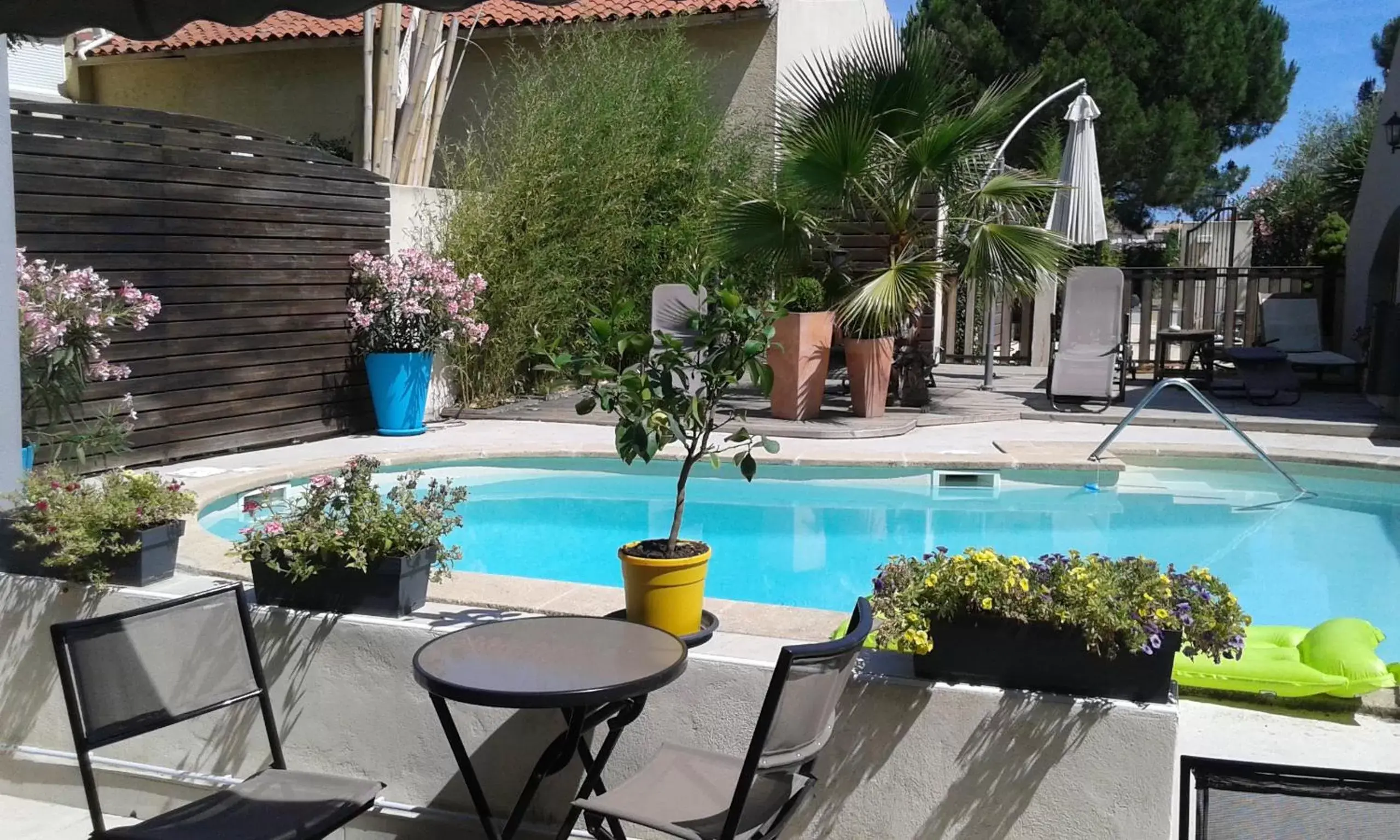 Pool view, Swimming Pool in Hôtel Le Médiéval