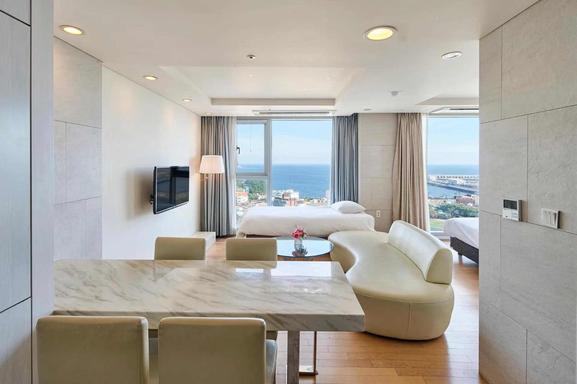 Living room in The Island Blue Hotel