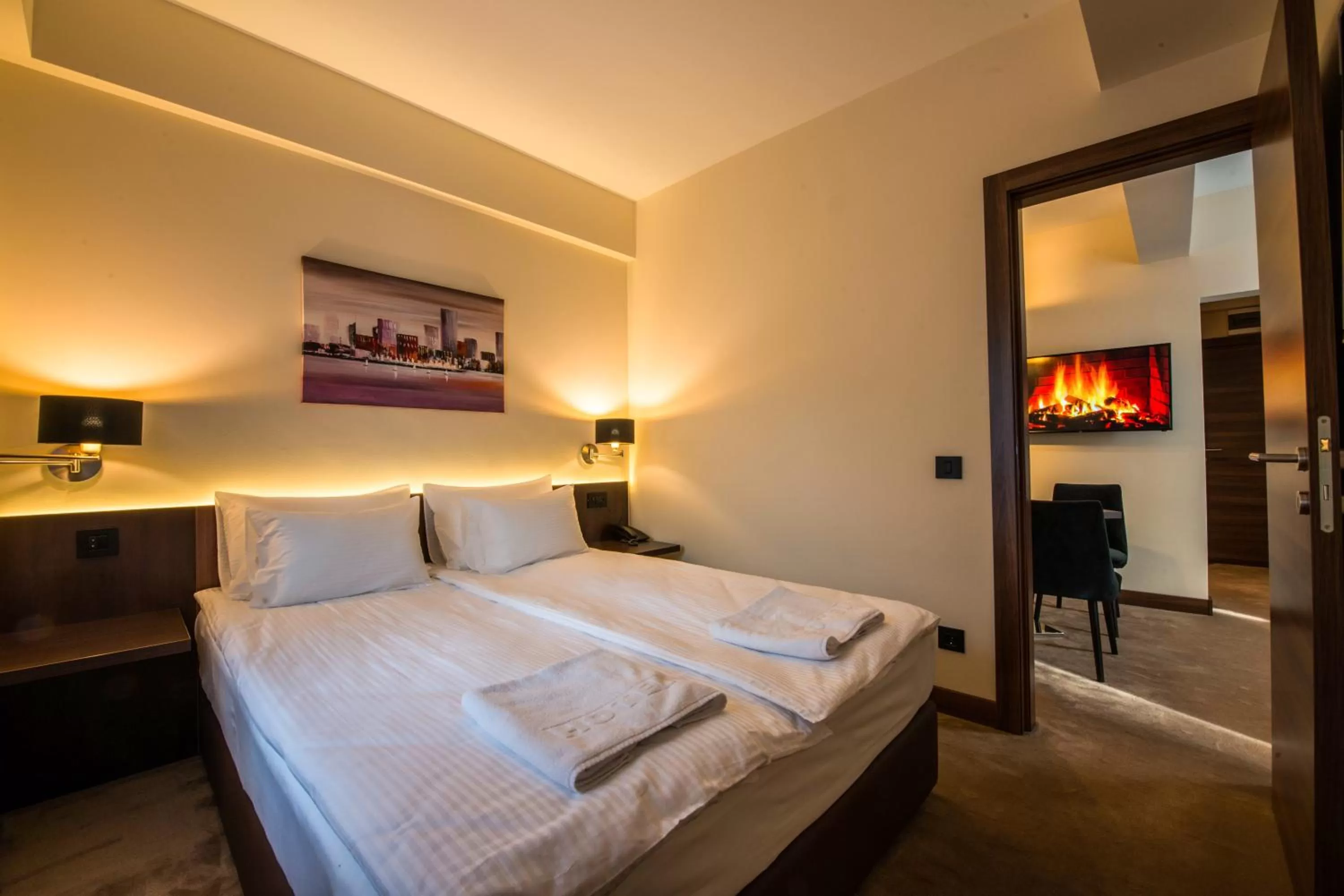 Bed in Hotel Spa Grad