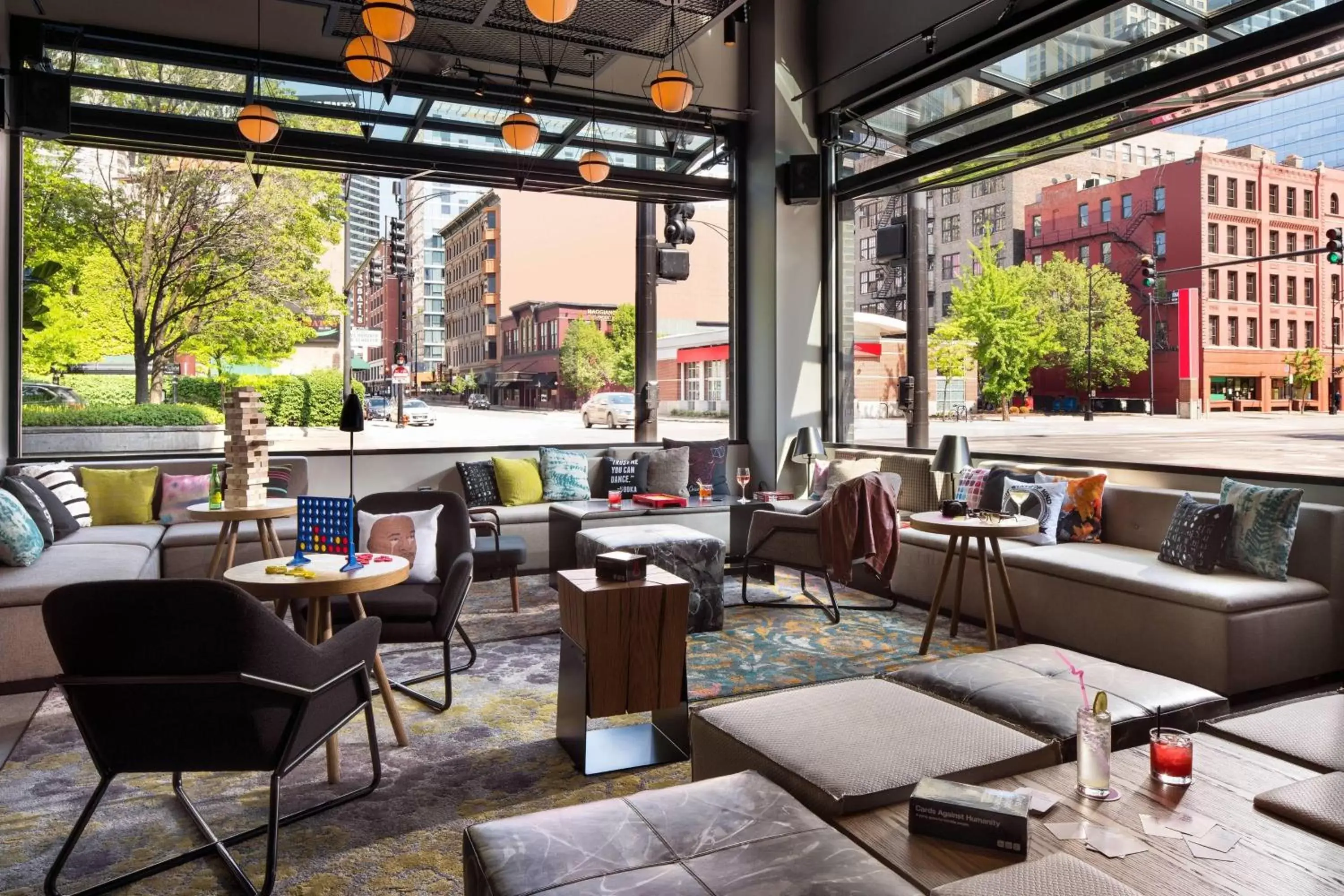Lobby or reception, Restaurant/Places to Eat in Moxy Chicago Downtown