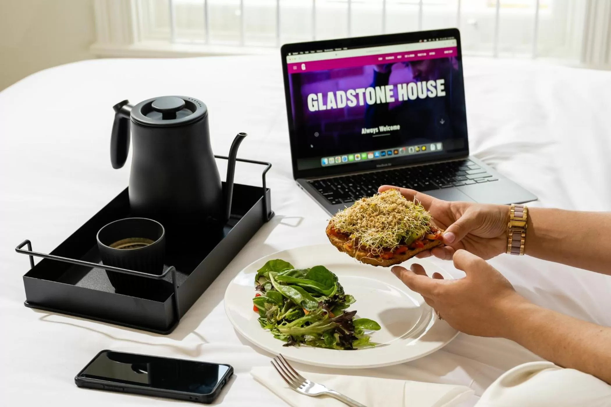 Food close-up in Gladstone House