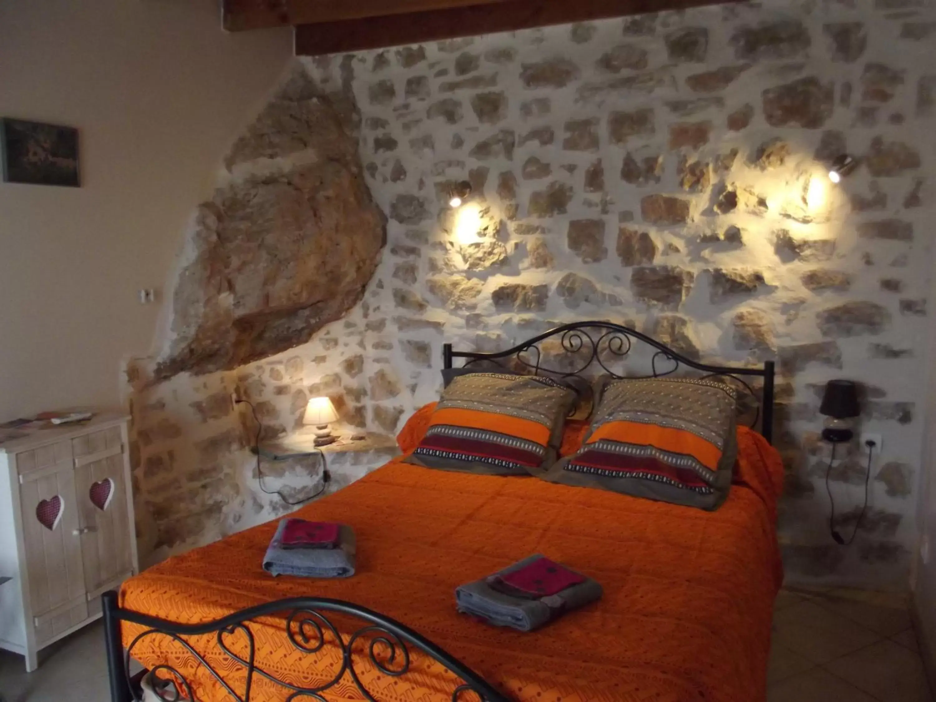 Bed in L'Auberge du Mazet