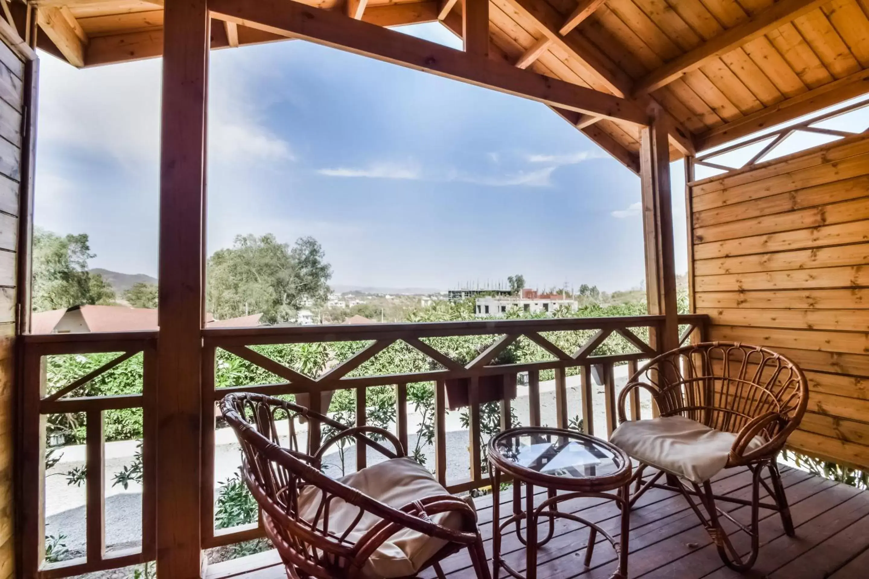 Balcony/Terrace in Bamboo Saa Resort & Spa