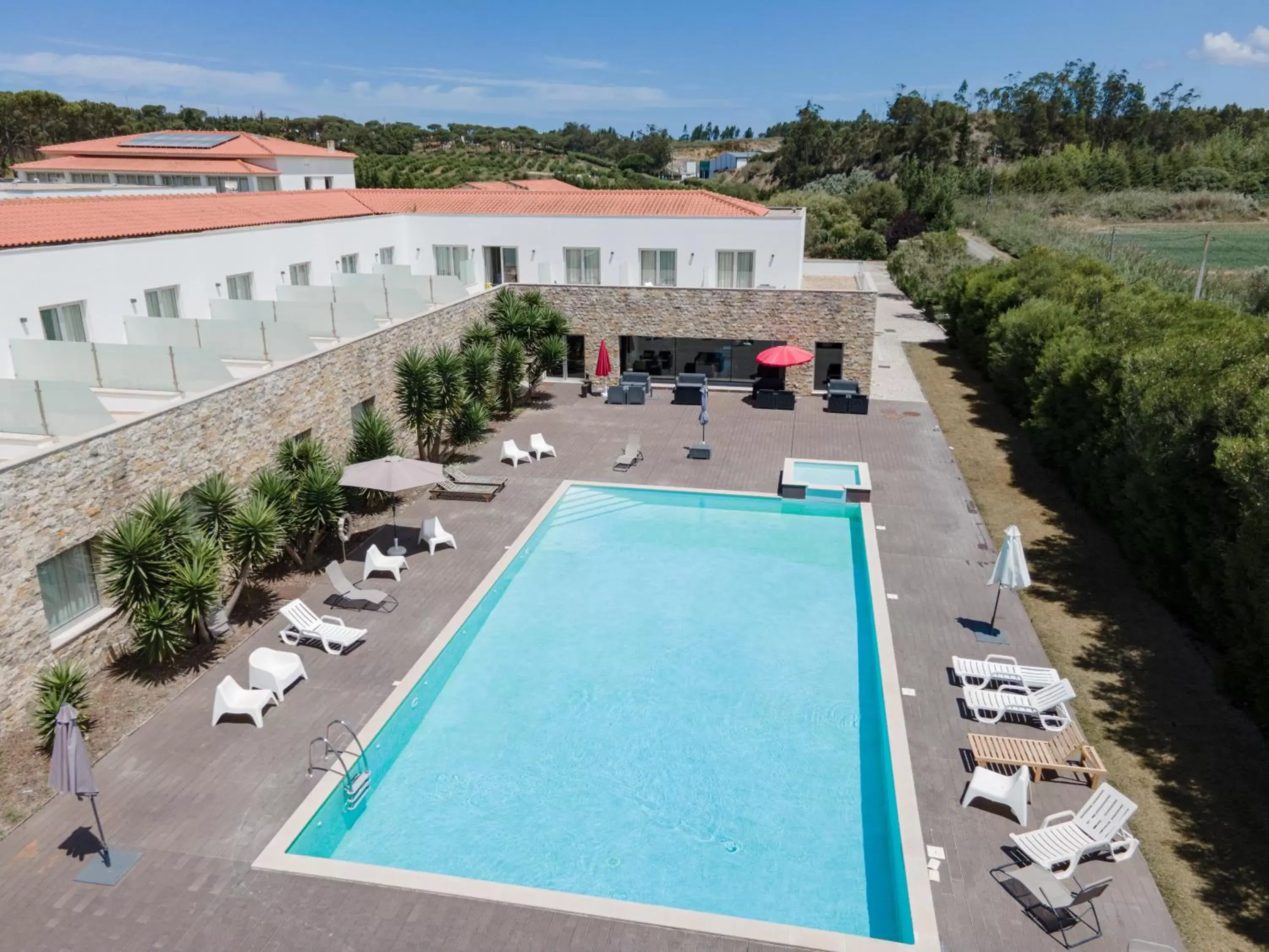 Pool View in Hotel Vila D'Óbidos