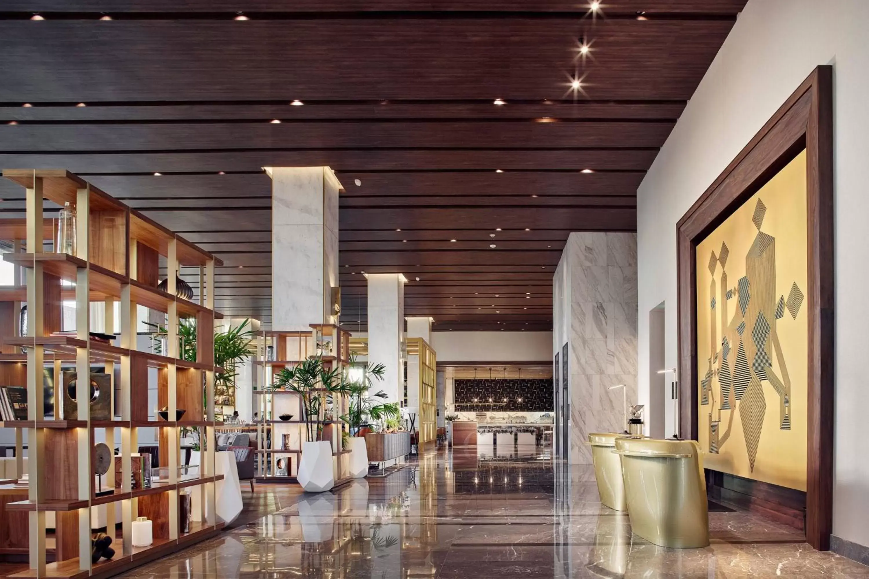 Lobby or reception in JW Marriott Hotel Monterrey Valle