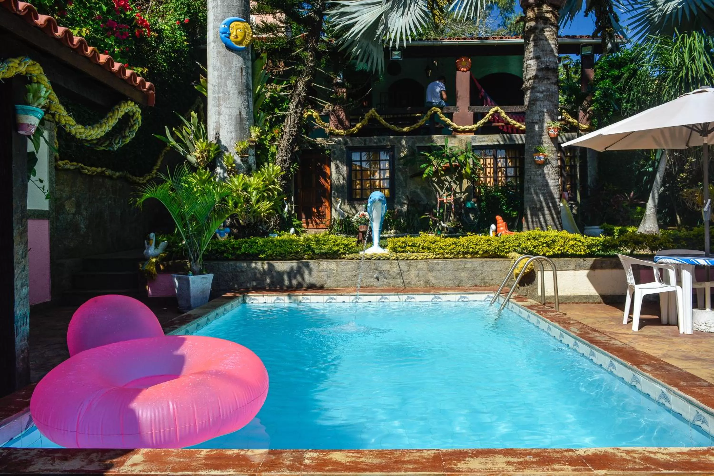 Patio in Suítes Casa do Barão