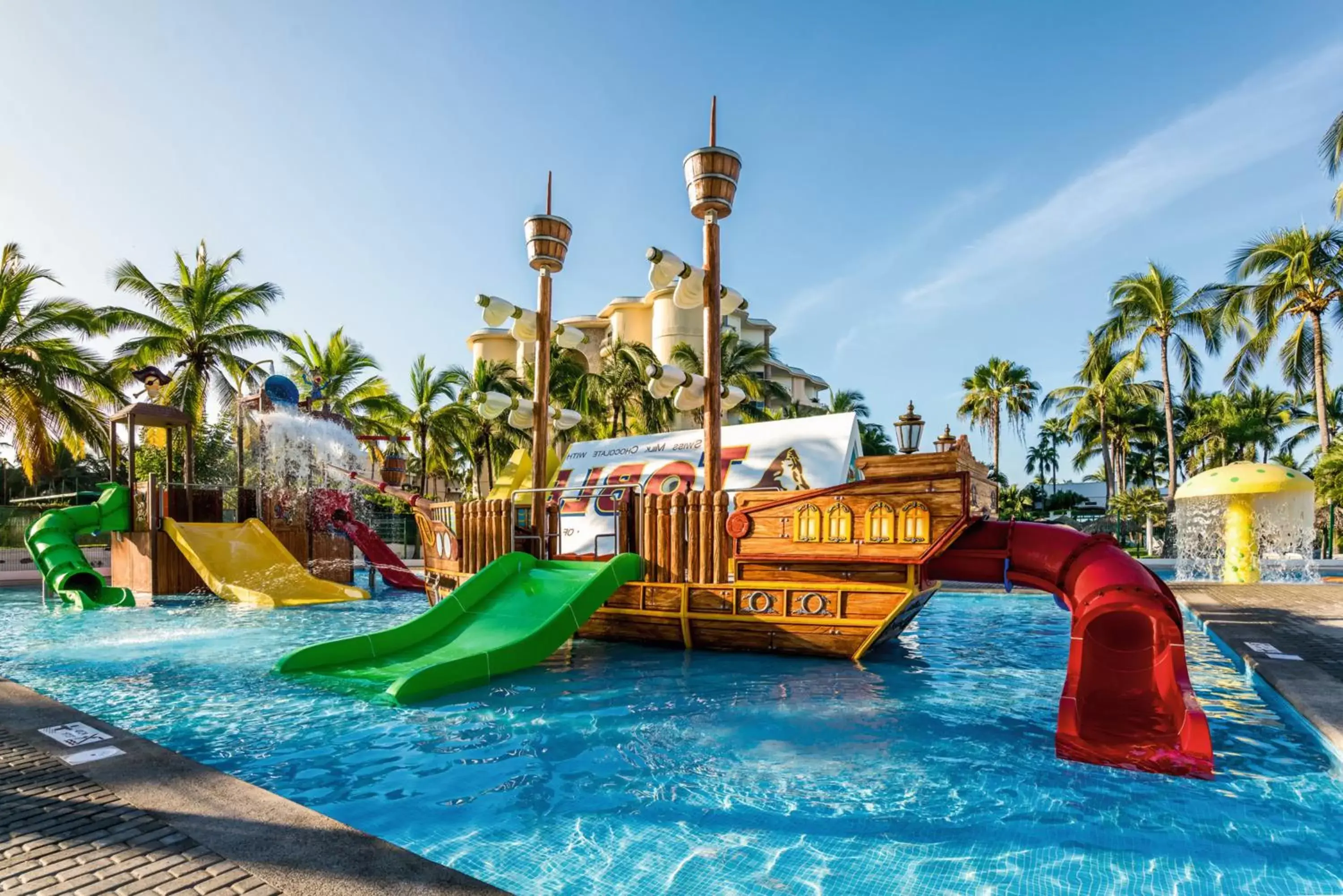 Children play ground, Water Park in Riu Jalisco - All Inclusive