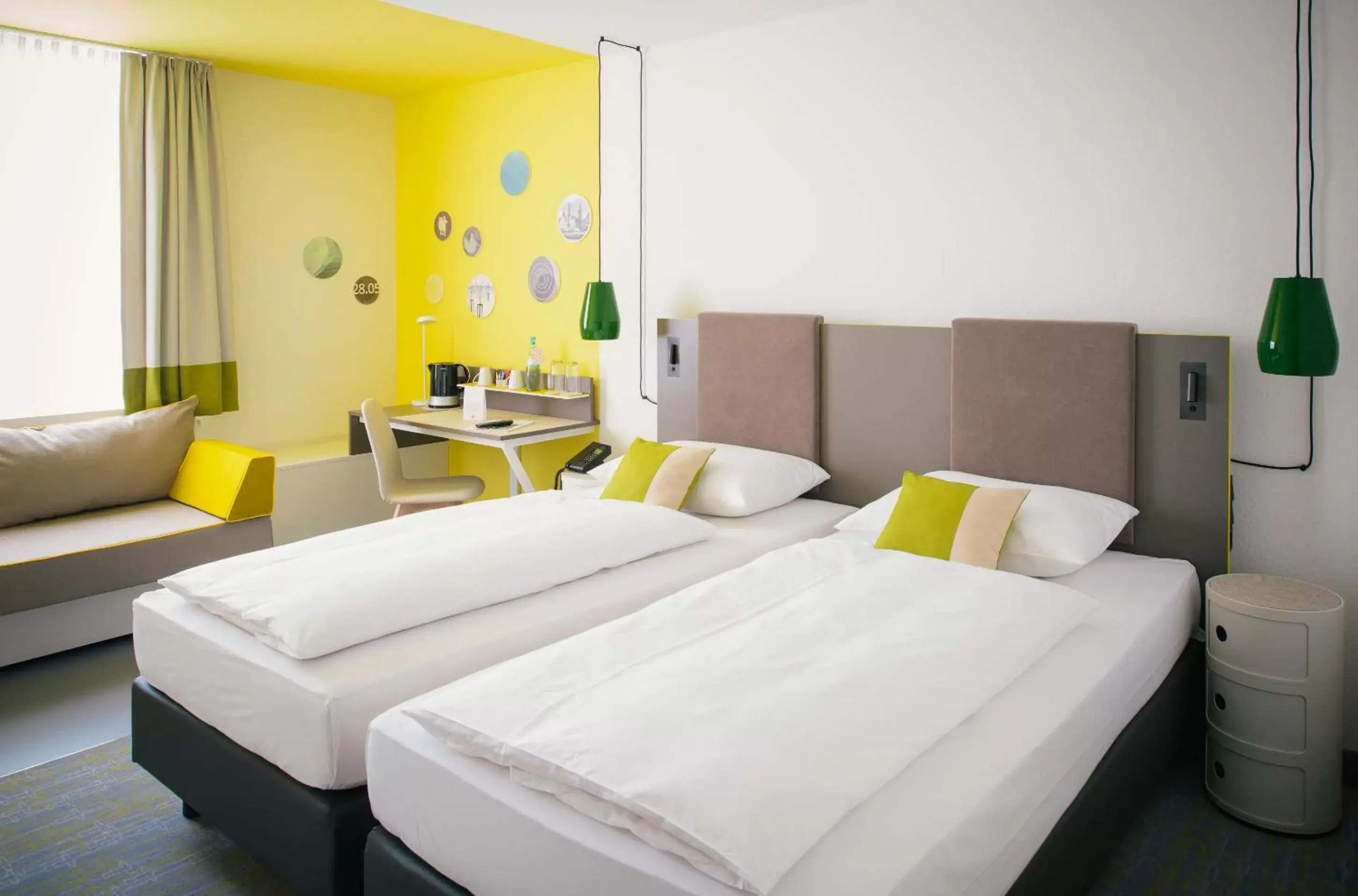 Bedroom, Bed in Vienna House Easy by Wyndham Limburg