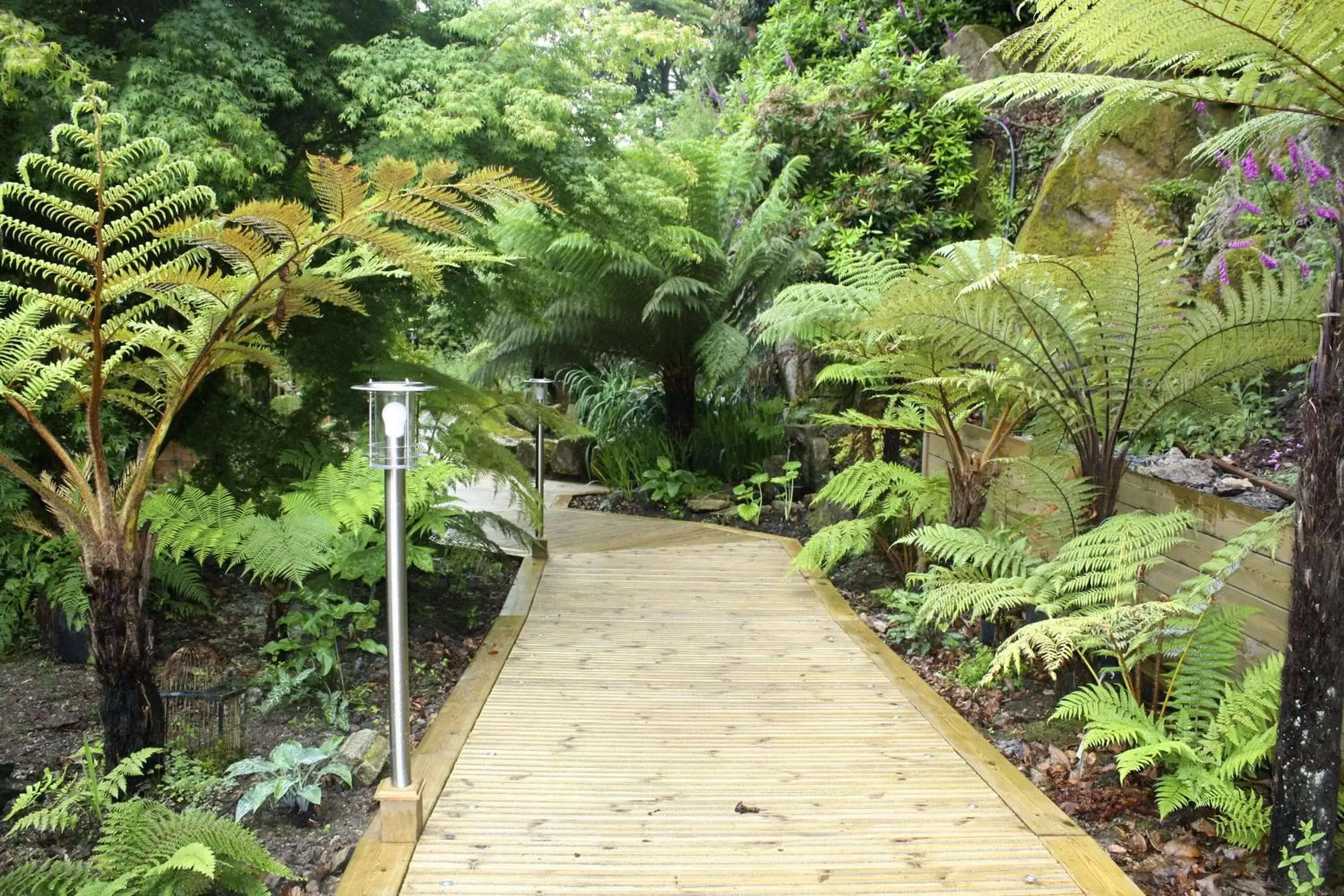 Garden view, Garden in The Waterwheel