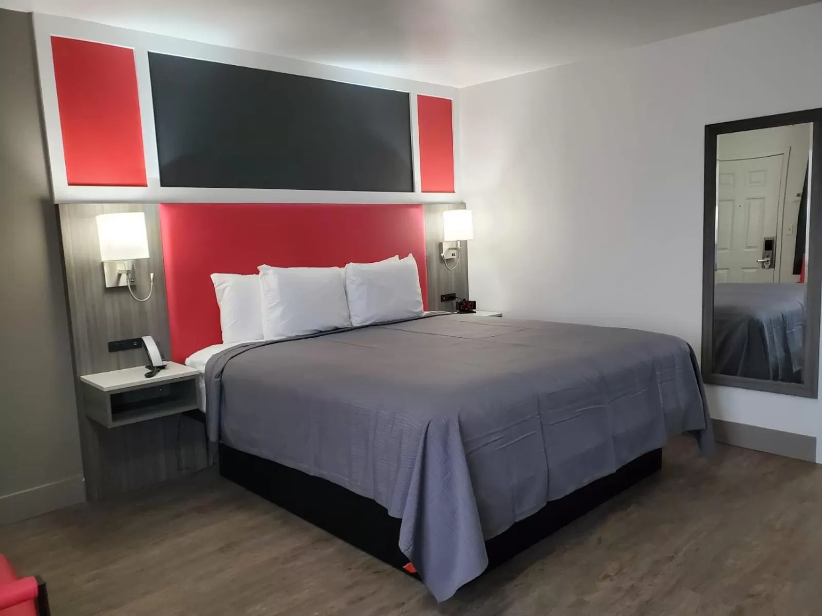 Bed in Money Saver Motel