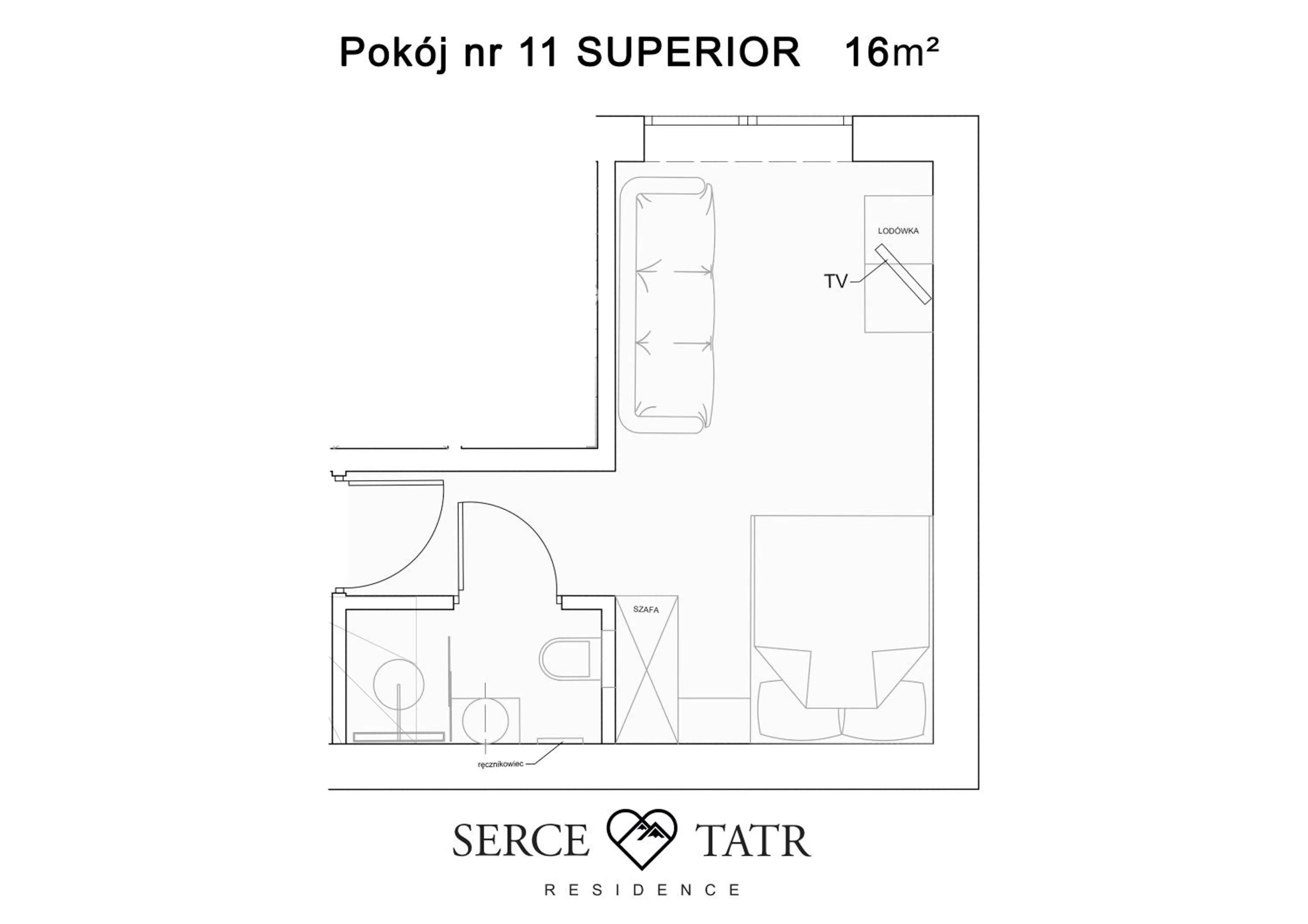 Floor Plan in Serce Tatr Residence Zakopane - blisko Krupówek