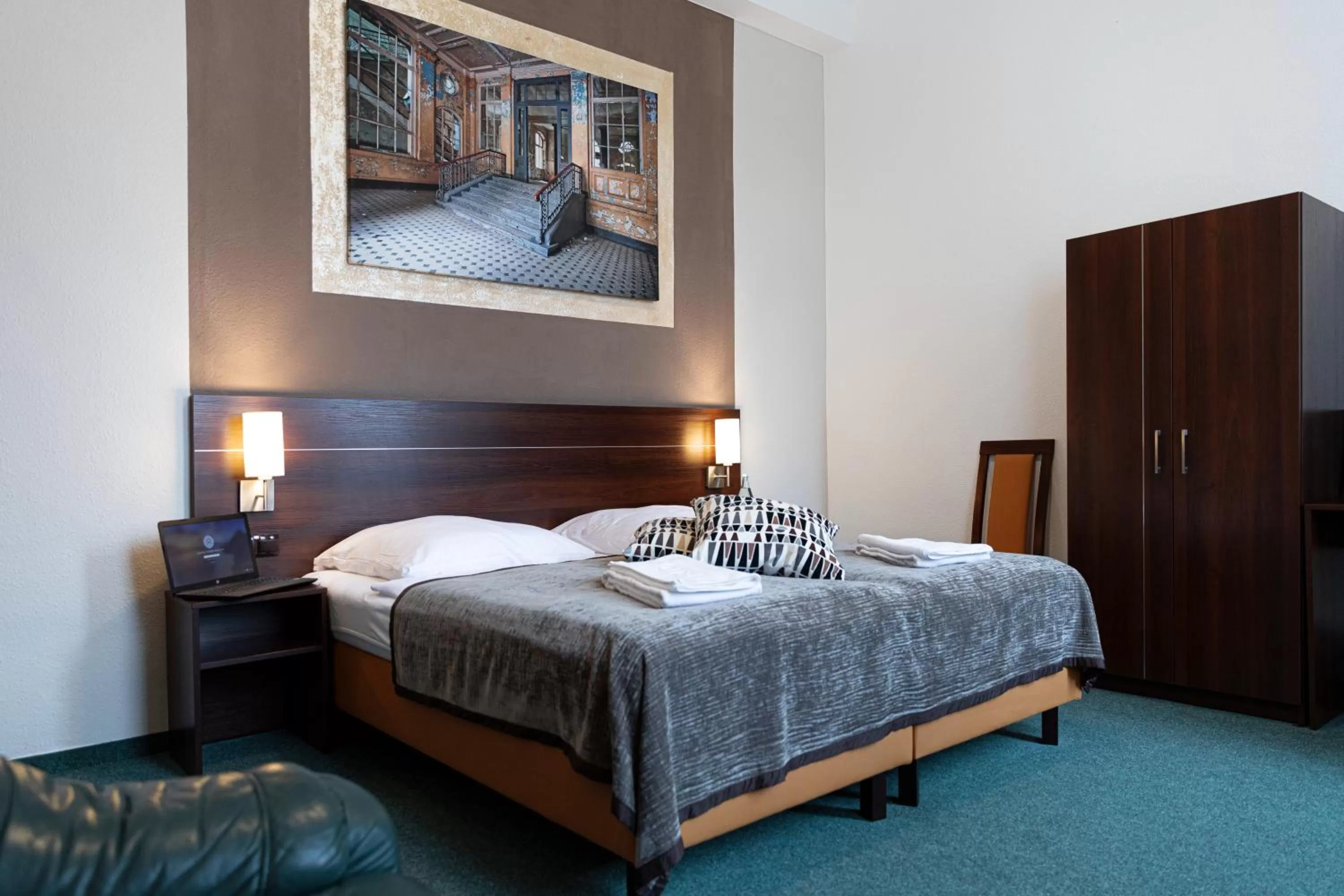 Bed in Hotel Polonia - Frankfurt/Oder