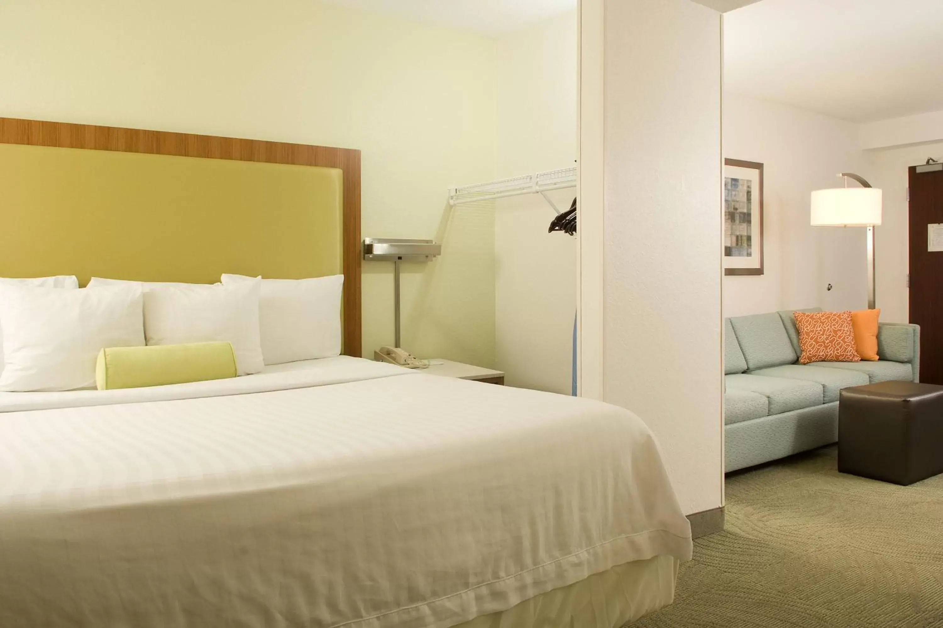 Photo of the whole room, Bed in SpringHill Suites by Marriott Orlando Convention Center