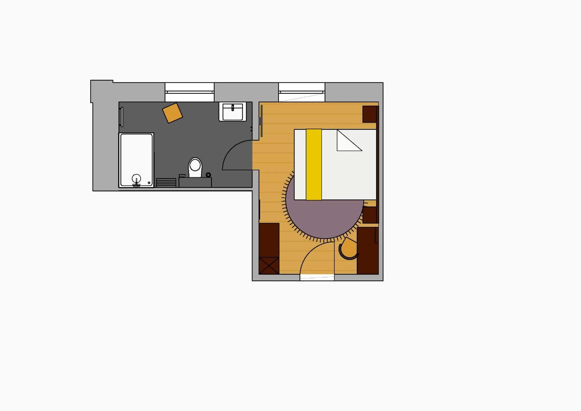 Decorative detail in Bahnhof-Erzingen, hotel, coffee & more