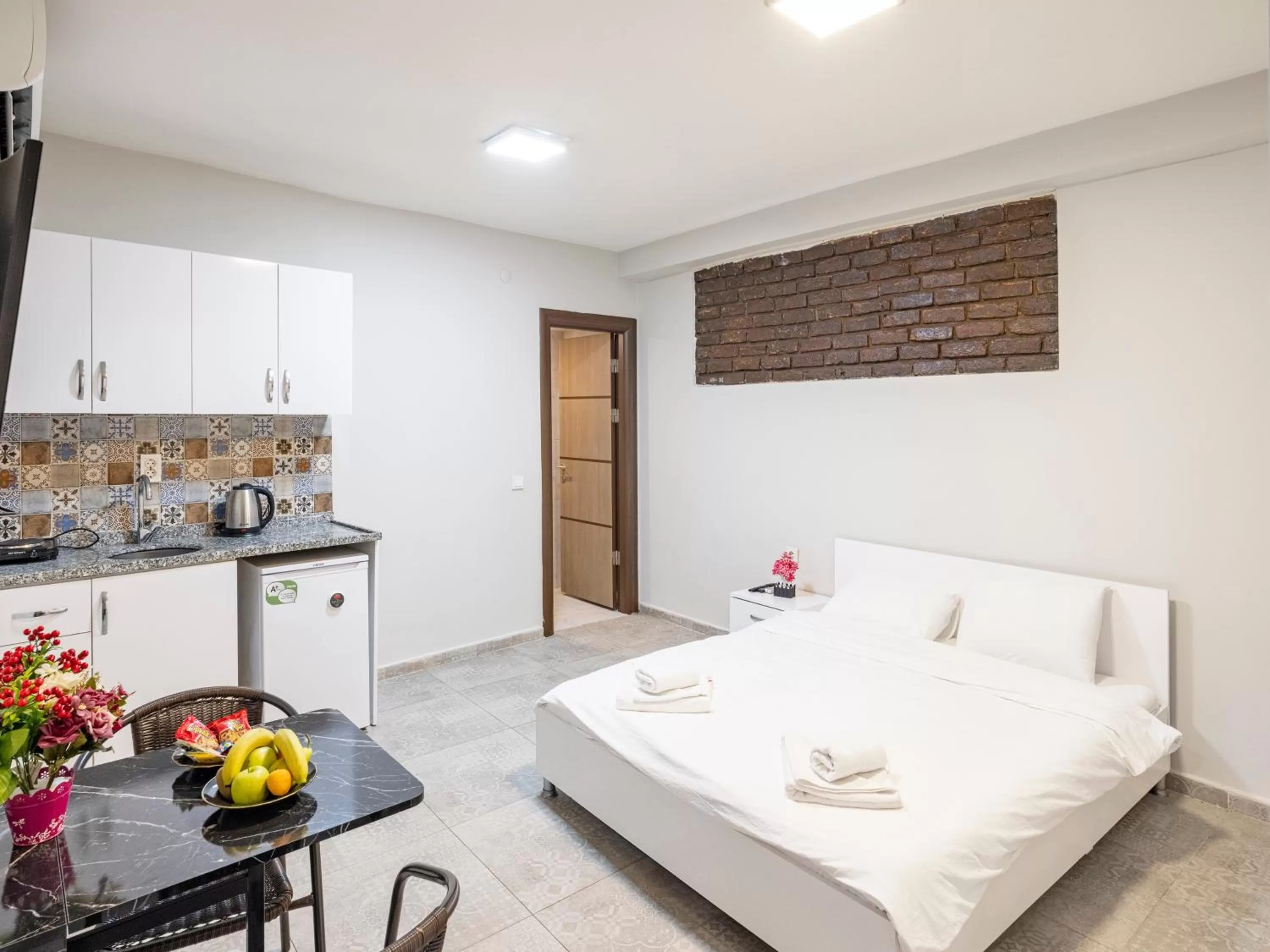 Bed in The Red Tent Suite 88