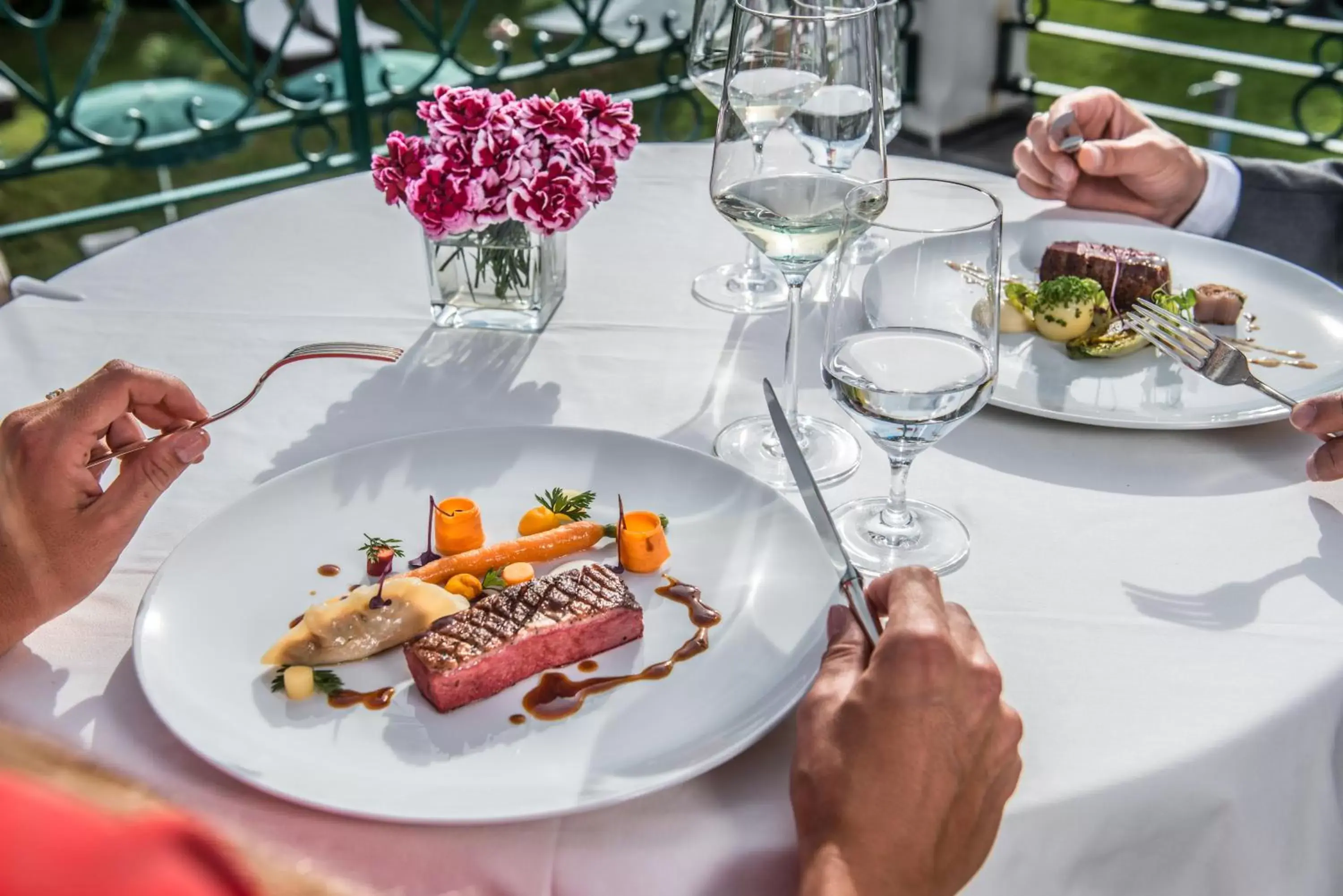 Food close-up in Relais & Châteaux Hotel Tennerhof