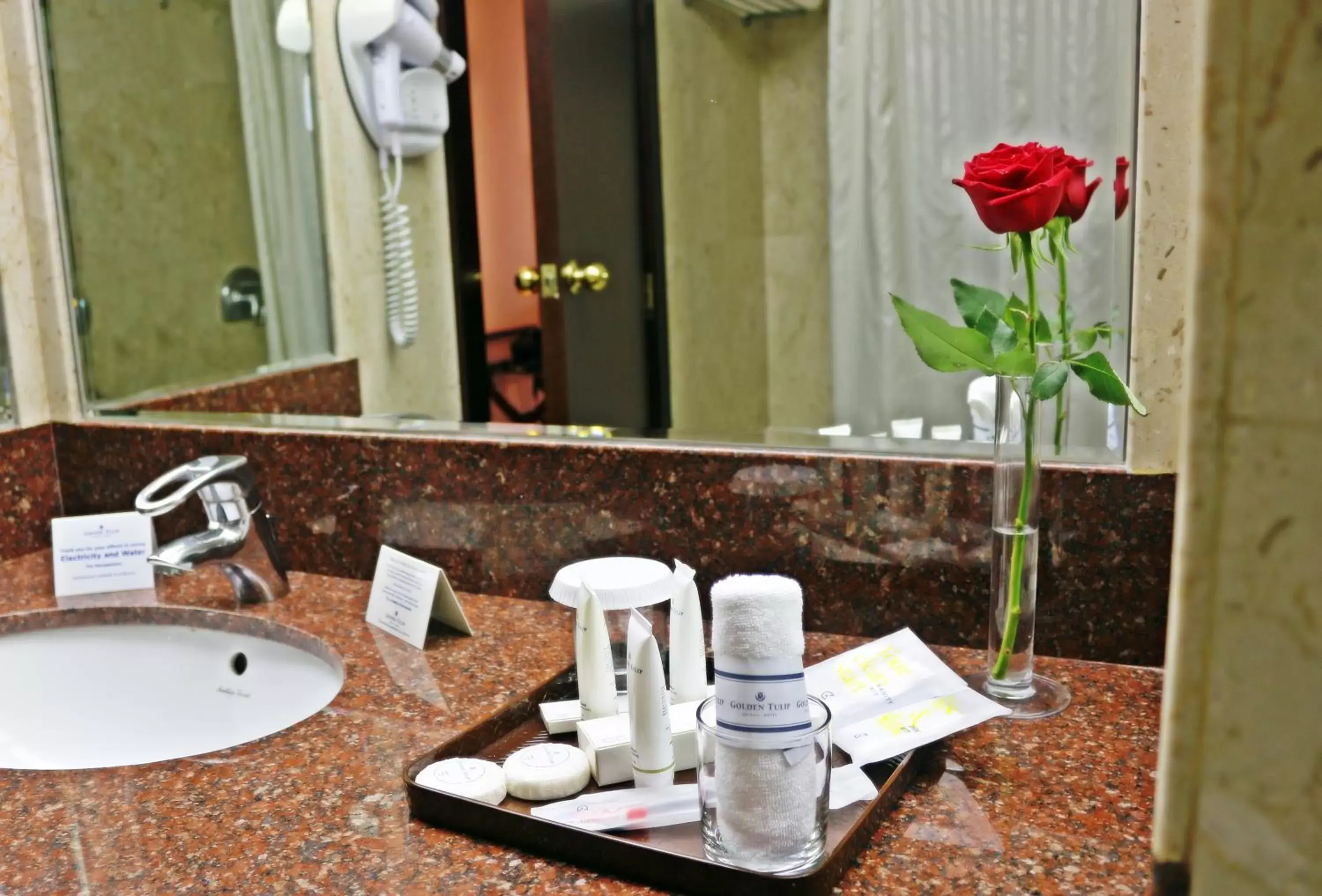 Bathroom in Golden Tulip Bahrain