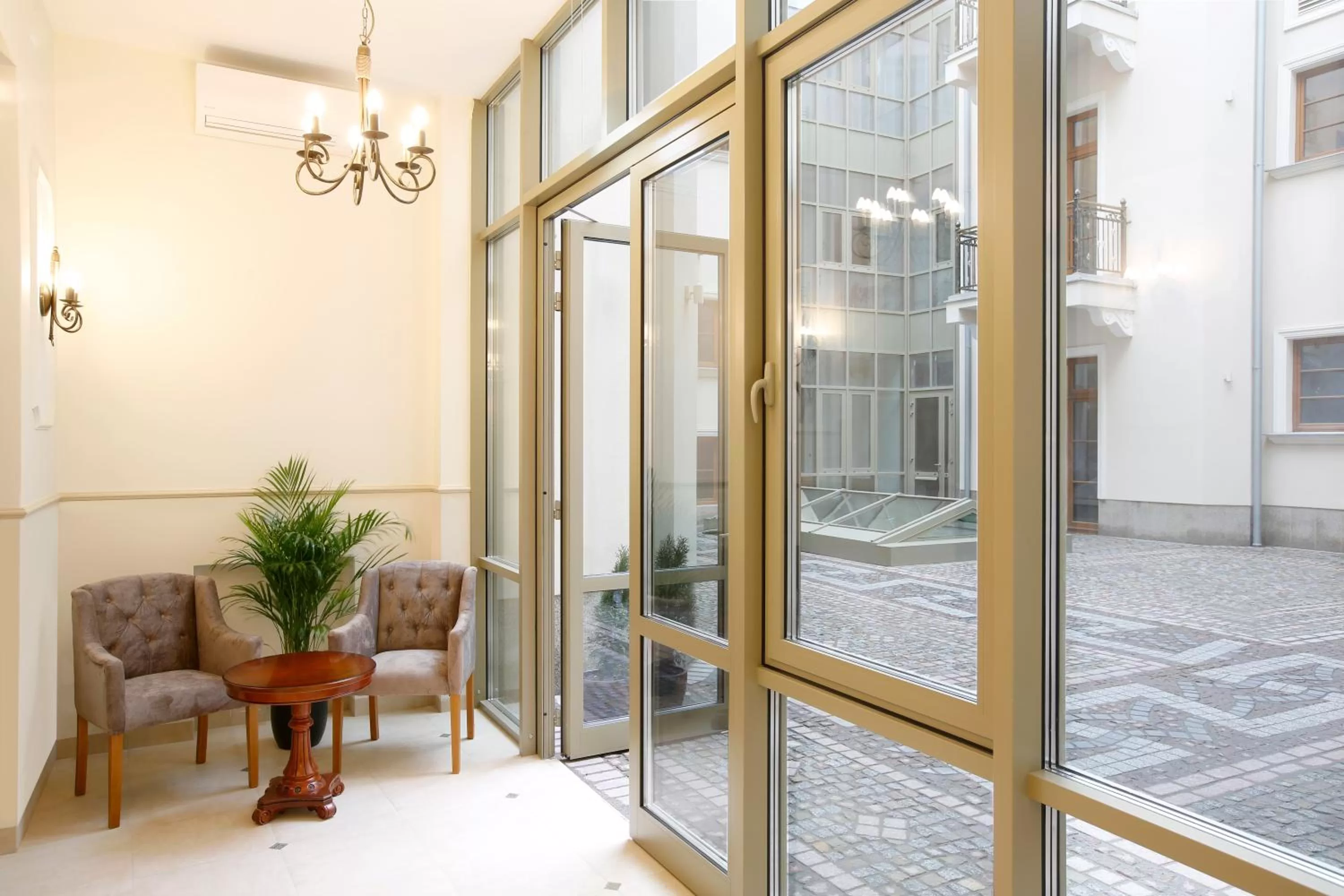 Patio in Ventus Rosa Boutique Aparthotel