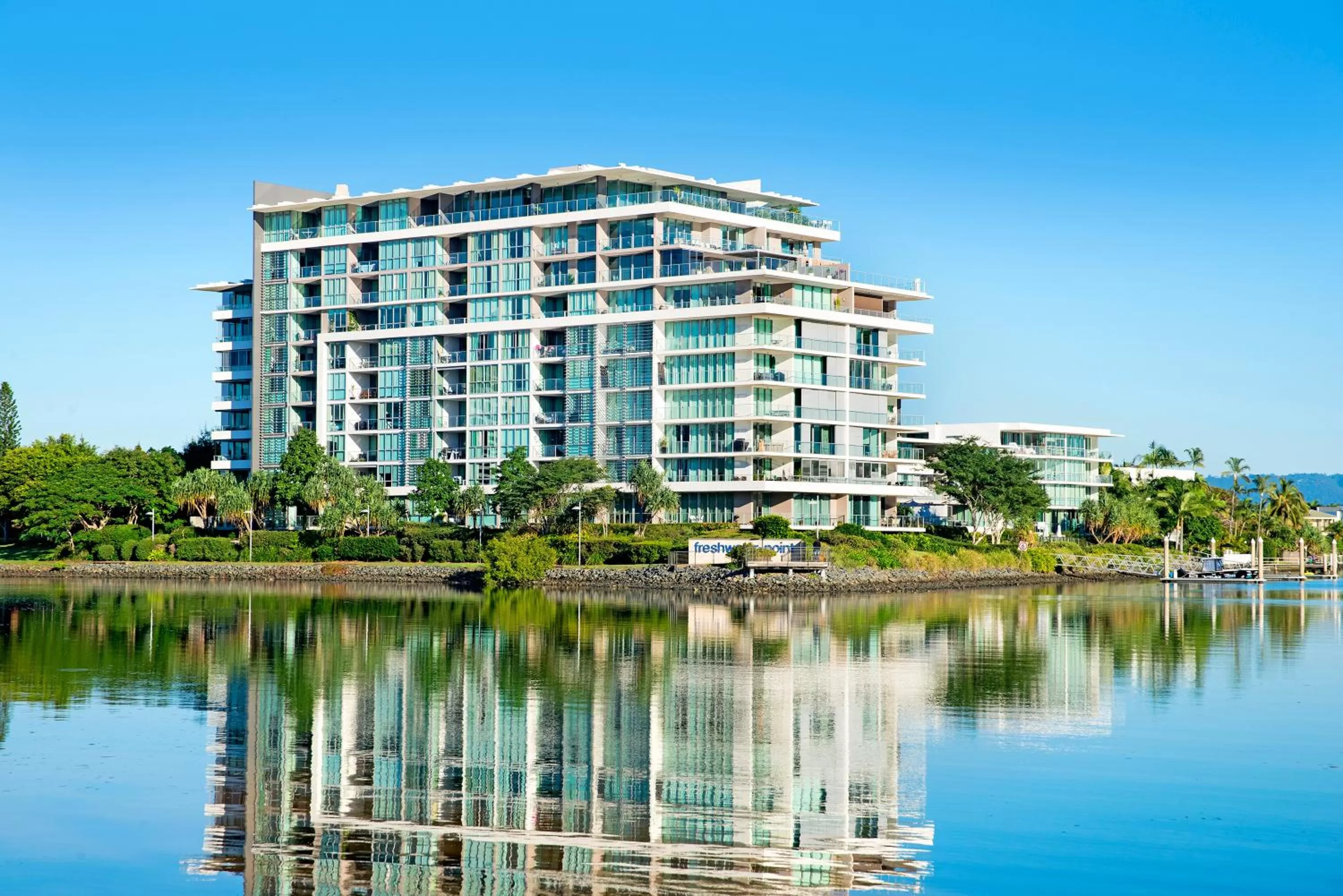 Property building in ULTIQA Freshwater Point Resort Broadbeach