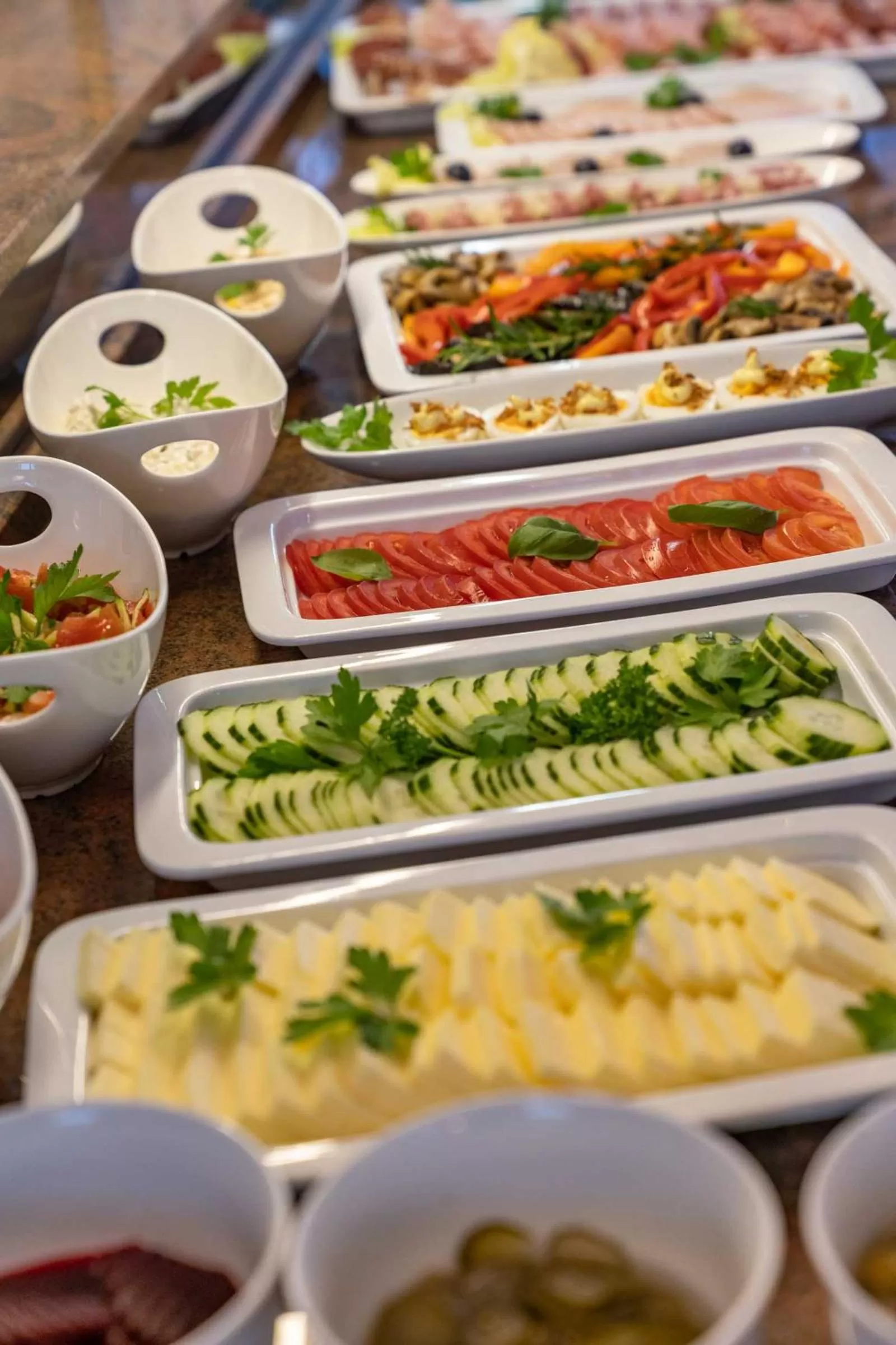 Buffet breakfast in Astoria Easy Hotel Essen