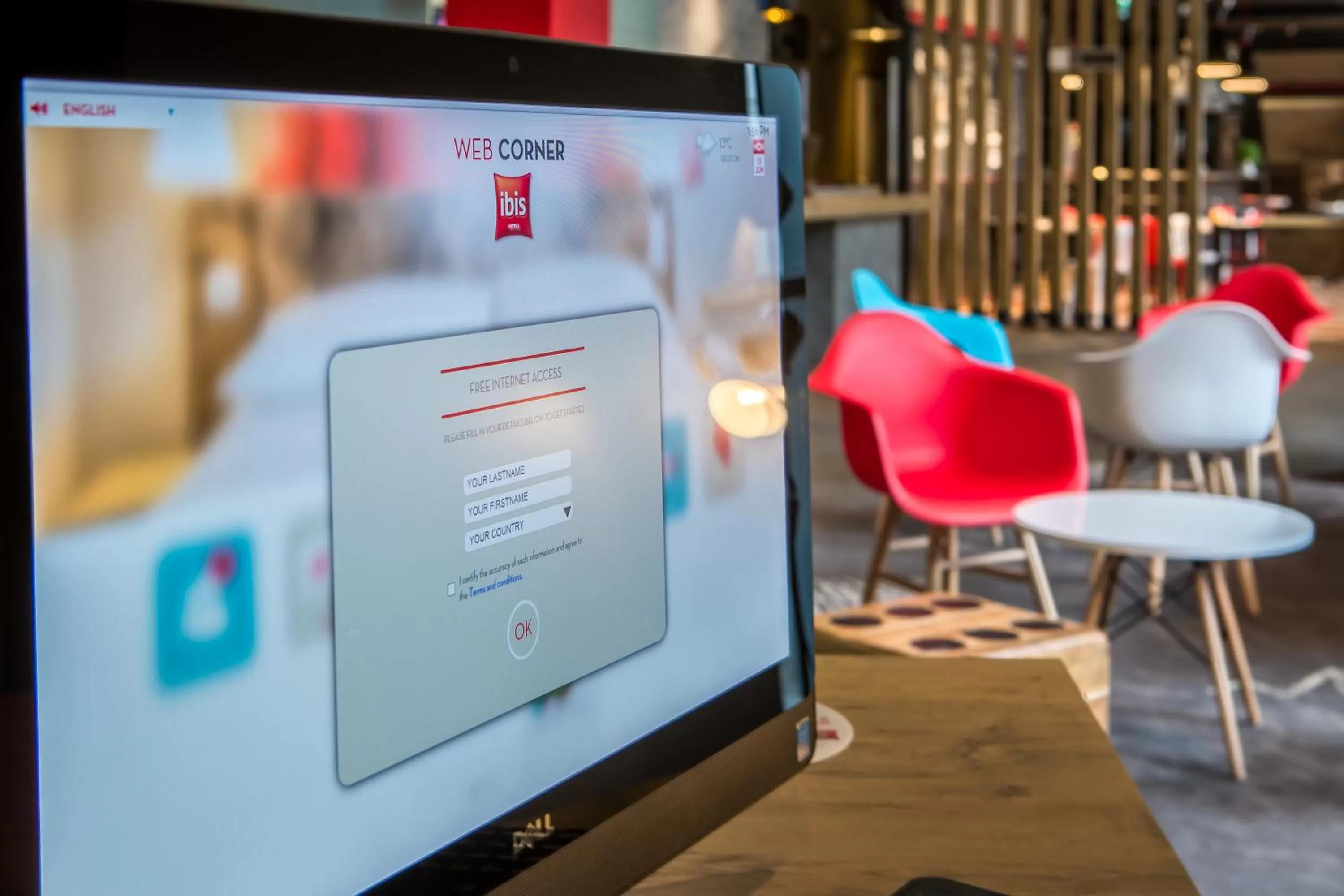 Lobby or reception in Ibis Szczecin Centrum