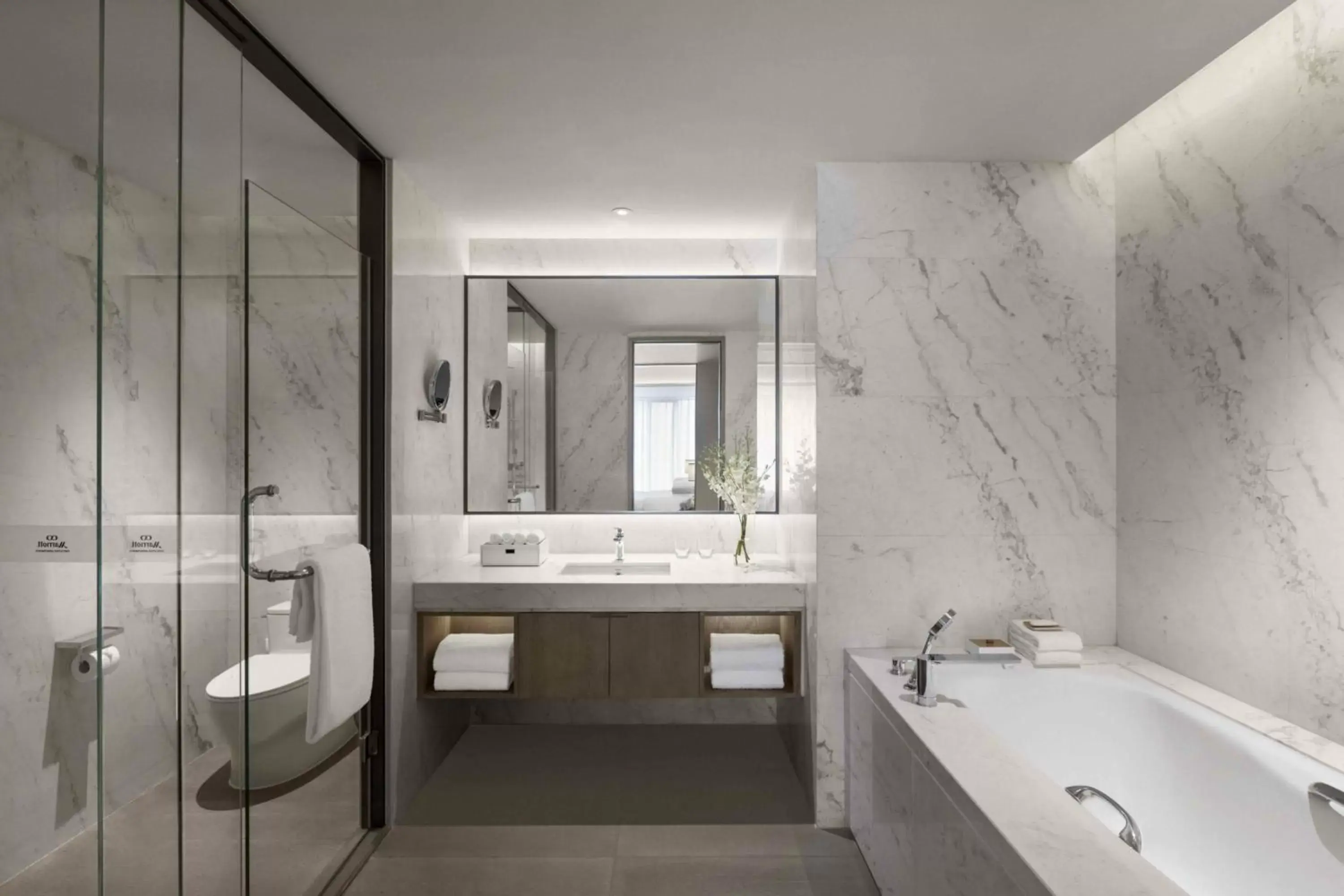 Bathroom in Marriott Executive Apartments Chongqing