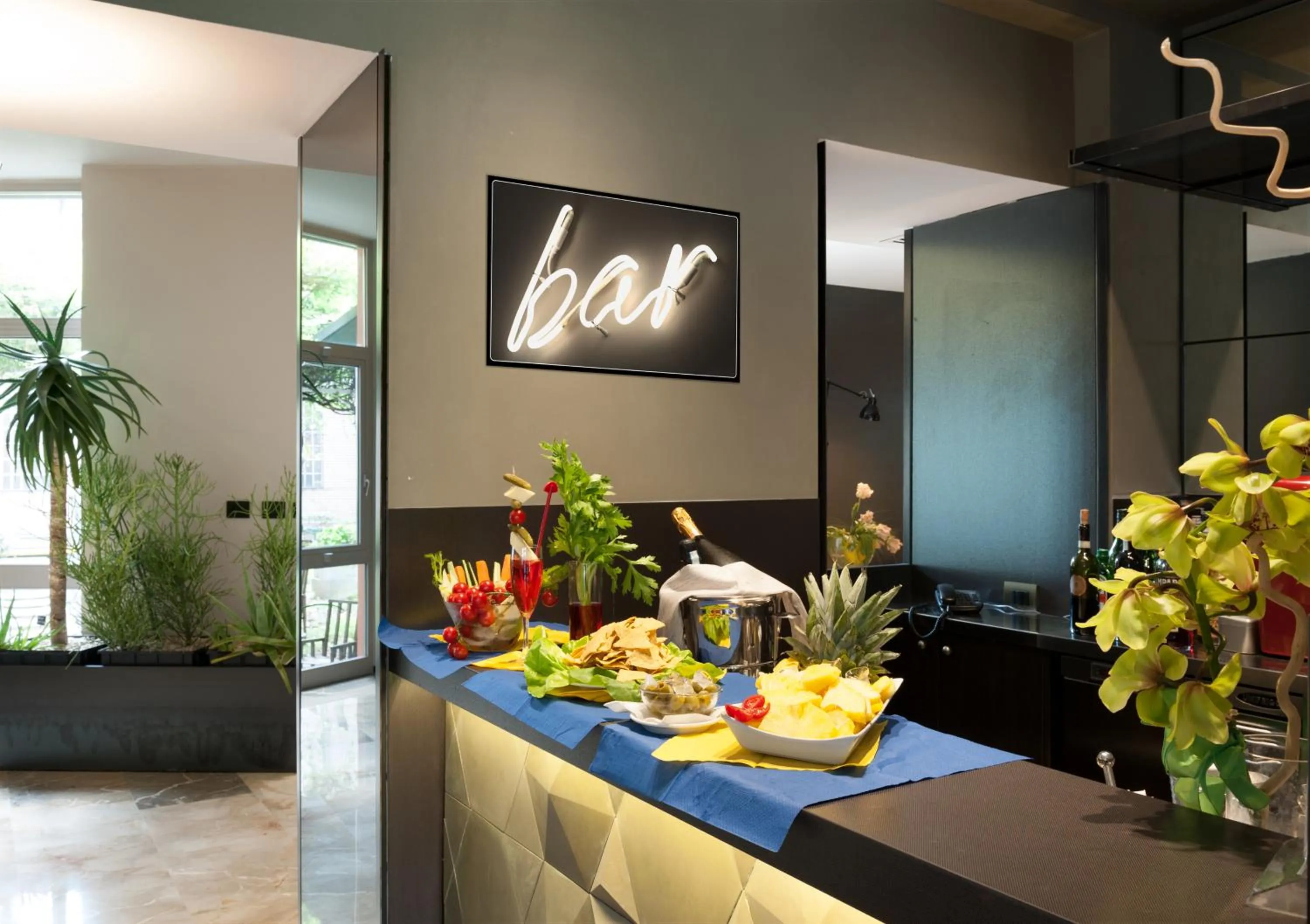 Lounge or bar in Hotel Lombardia