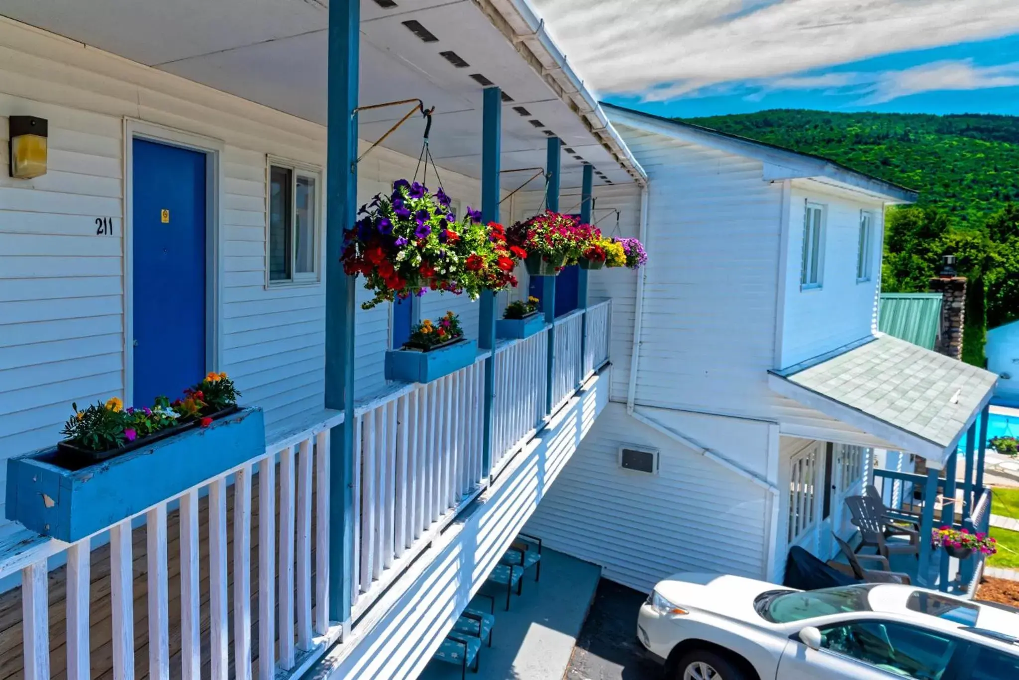 Balcony/Terrace in Parker's Motel