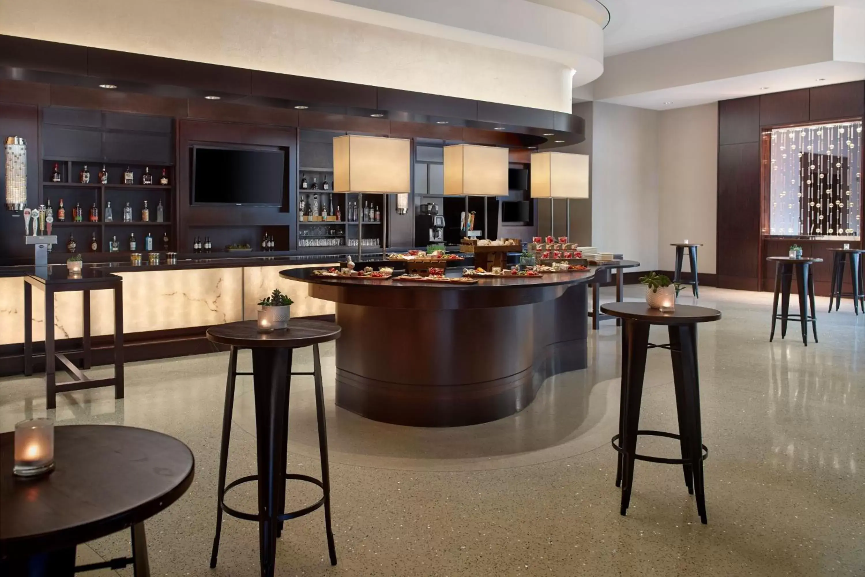 Lobby or reception, Lounge/Bar in Atlanta Airport Marriott Gateway