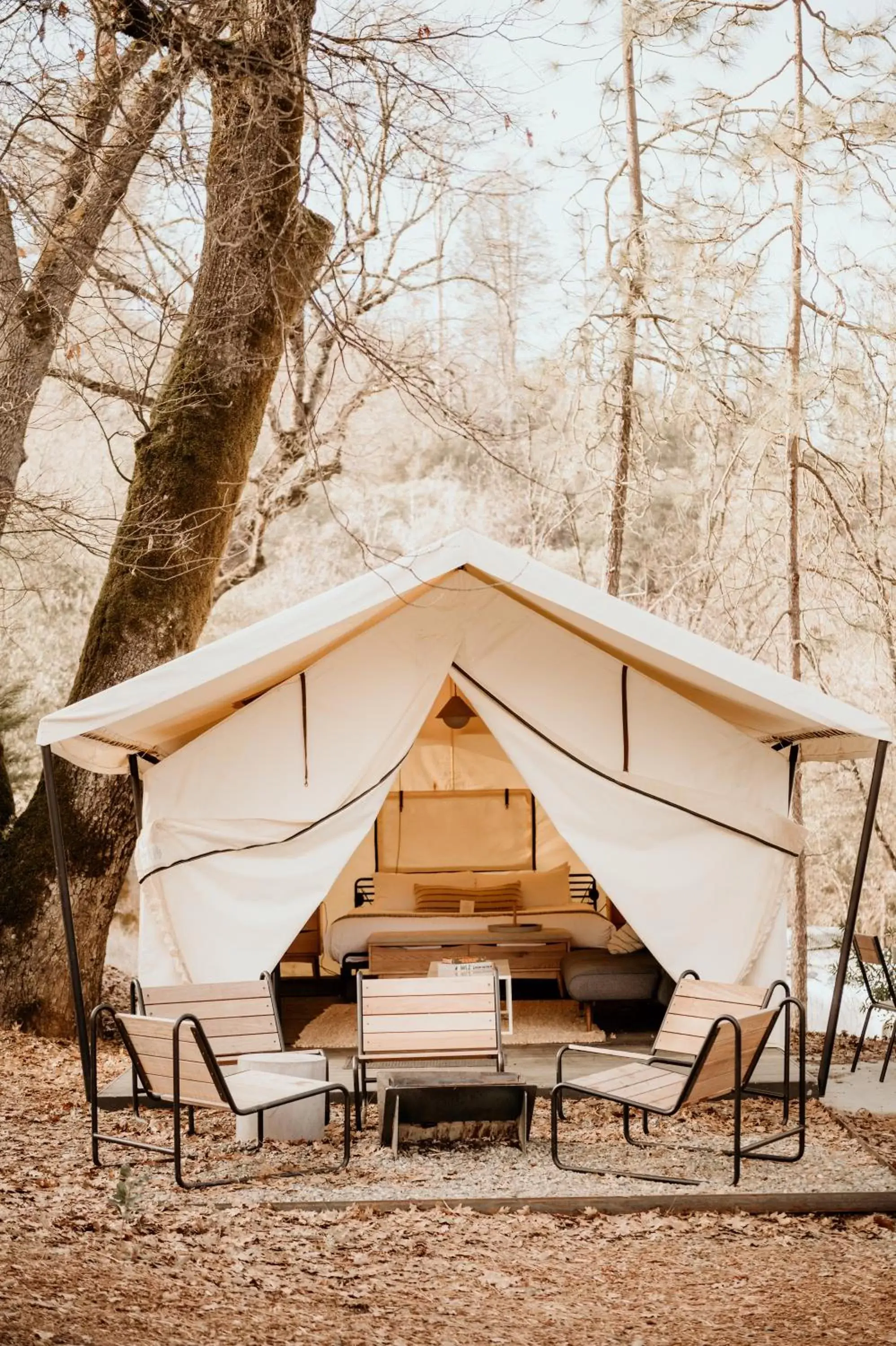 Winter in AutoCamp Yosemite