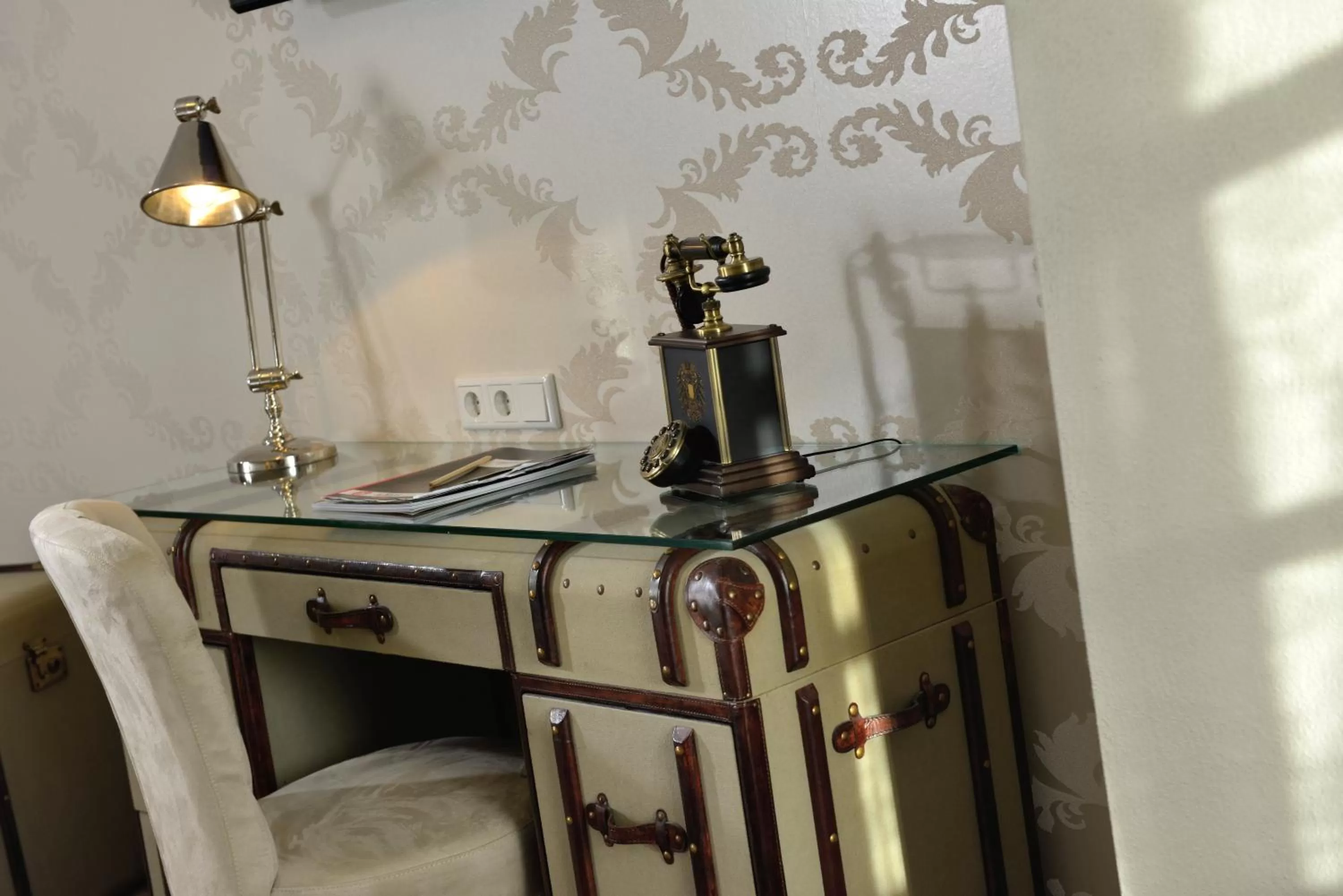 Decorative detail in Hotel Alte Schule