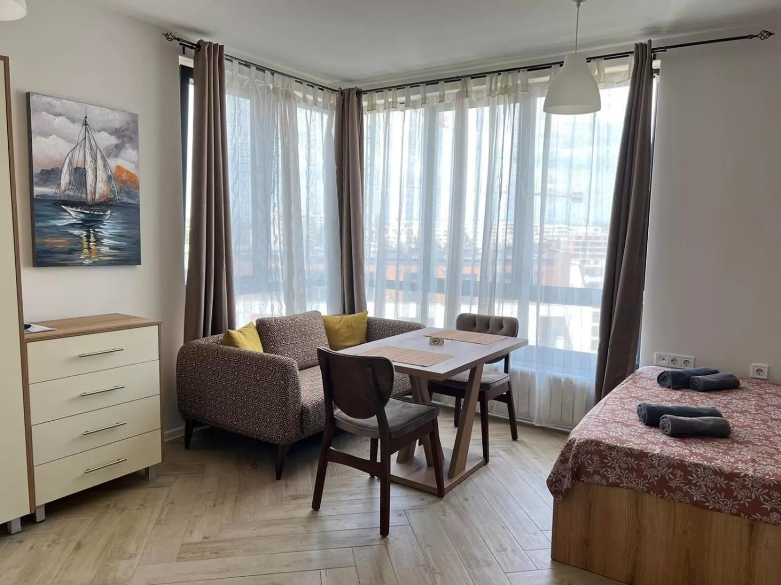 Seating Area in WOW Apartments