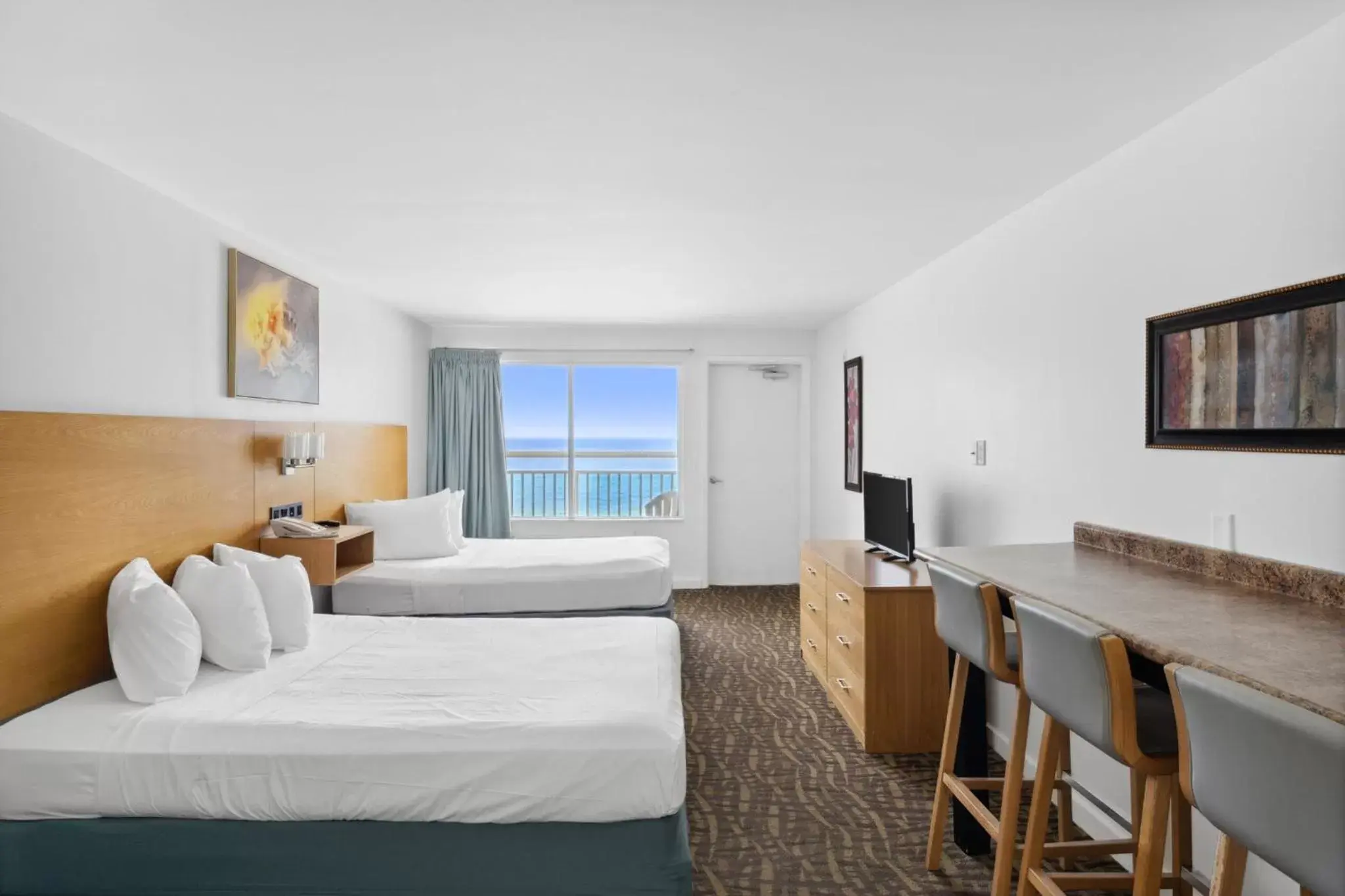 Bedroom in Beach Tower Beachfront Hotel, a By The Sea Resort